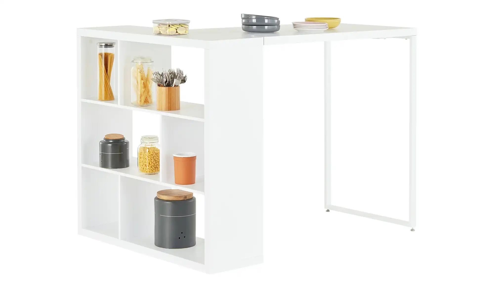 smart Tresentisch  Up2U ¦ weiß ¦ Maße (cm): B: 70 H: 114,3 Tische > Bartisc günstig online kaufen