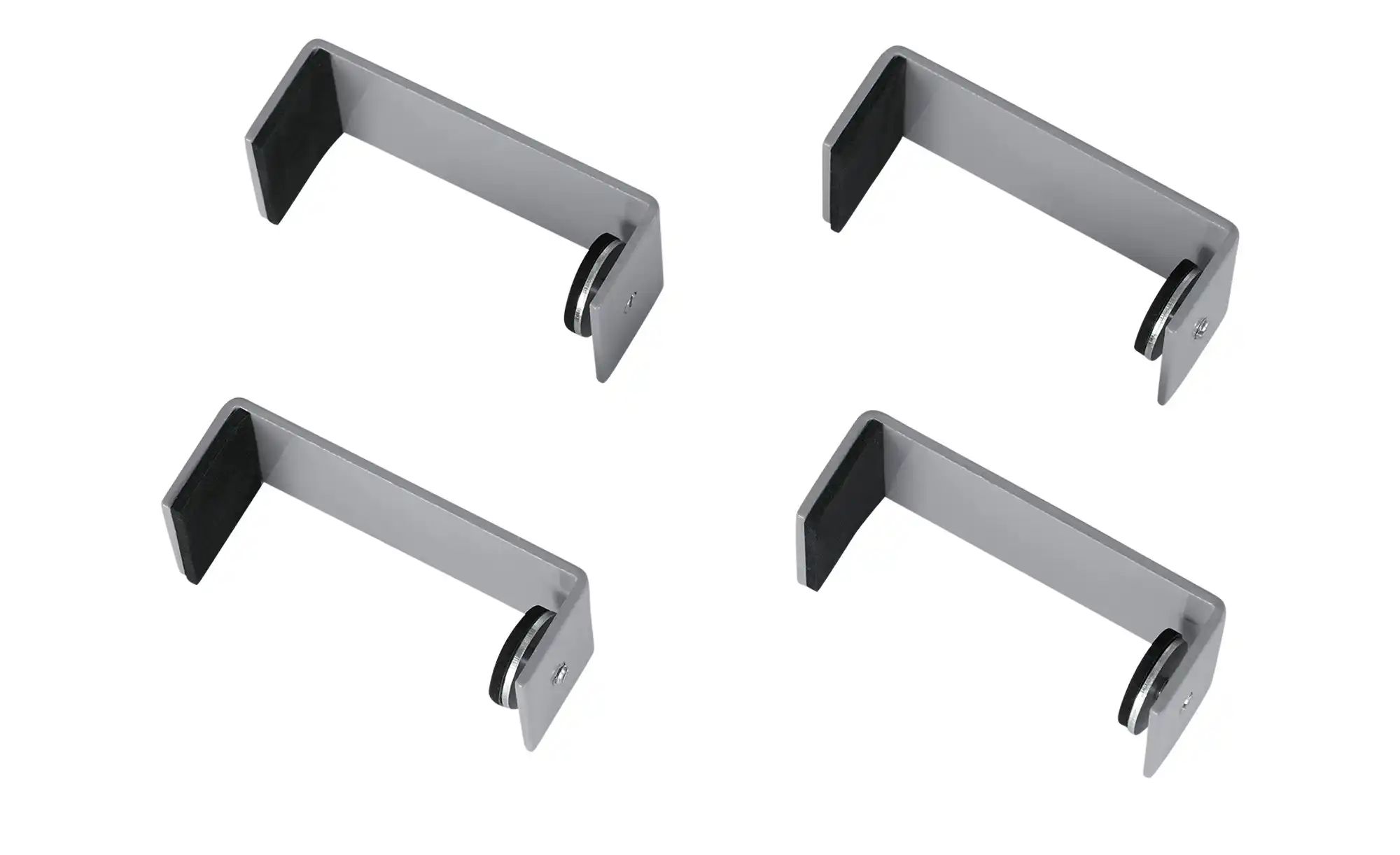 smart Regalfixierung  4er-Set  Up2U  grau  Maße (cm): B: 4,2 H: 9 T: 3.3 | 07640136870783