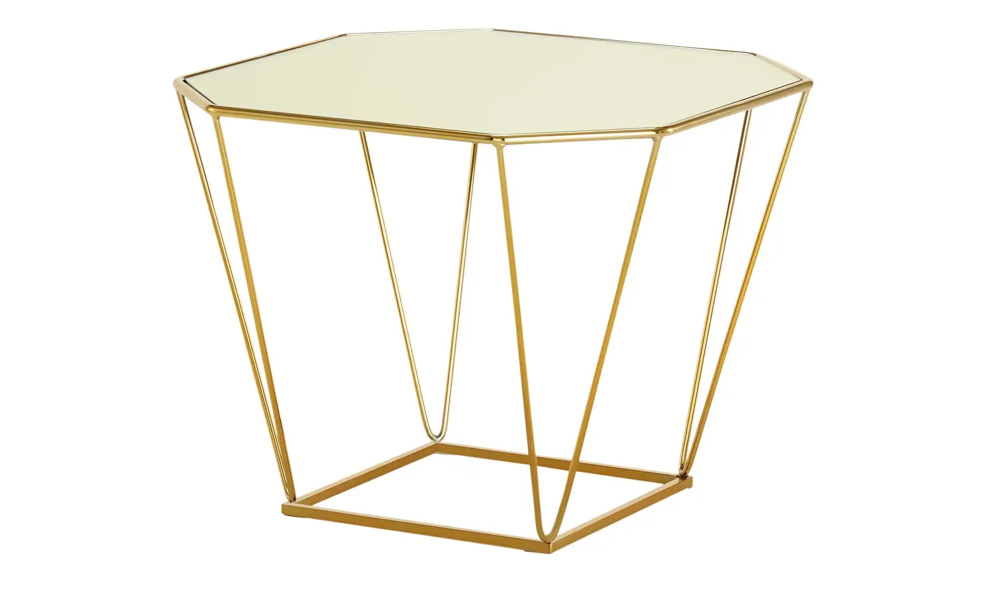 Beistelltisch  Stromboli ¦ gold ¦ Maße (cm): B: 51 H: 40 Tische > Beistellt günstig online kaufen
