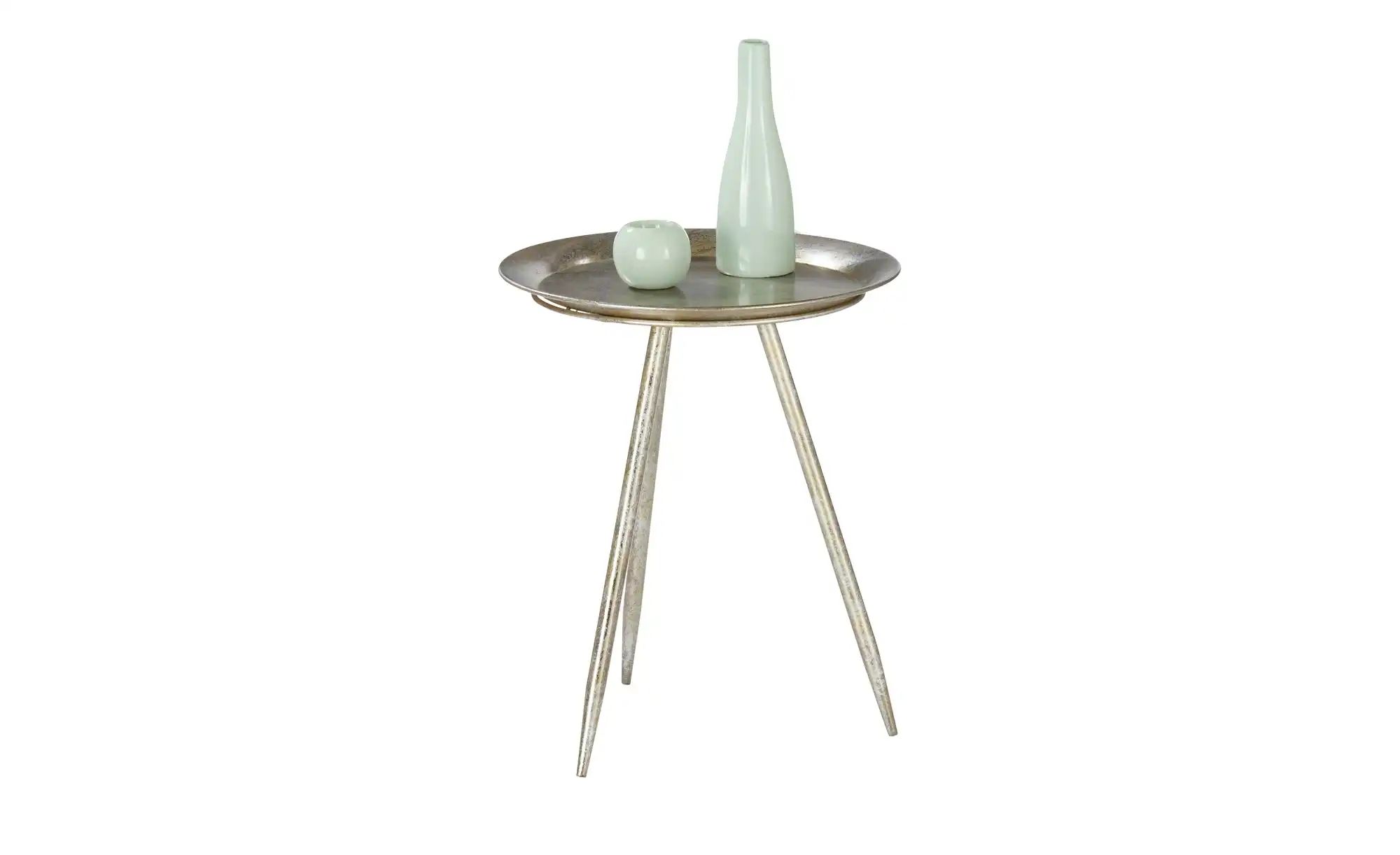 Thumbnail - Beistelltisch  Harsum ¦ gold ¦ Maße (cm): H: 54  Ø: 44 Tische > Beistelltische > Beistelltische ohne Rollen - Höffner