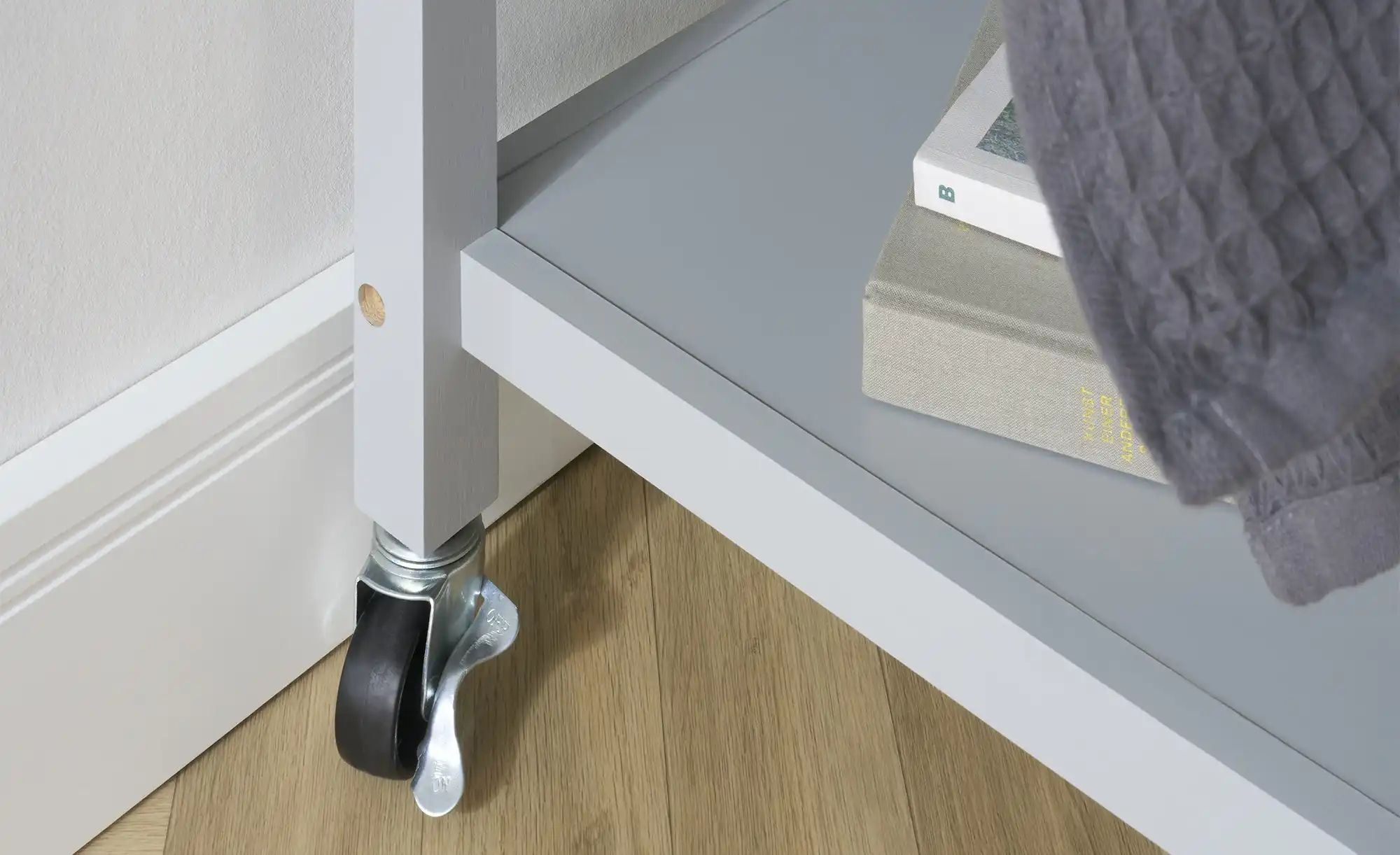 Servierwagen in Landhaus-Optik Butcher ¦ grau ¦ Maße (cm): B: 86,5 H: 88,5 günstig online kaufen