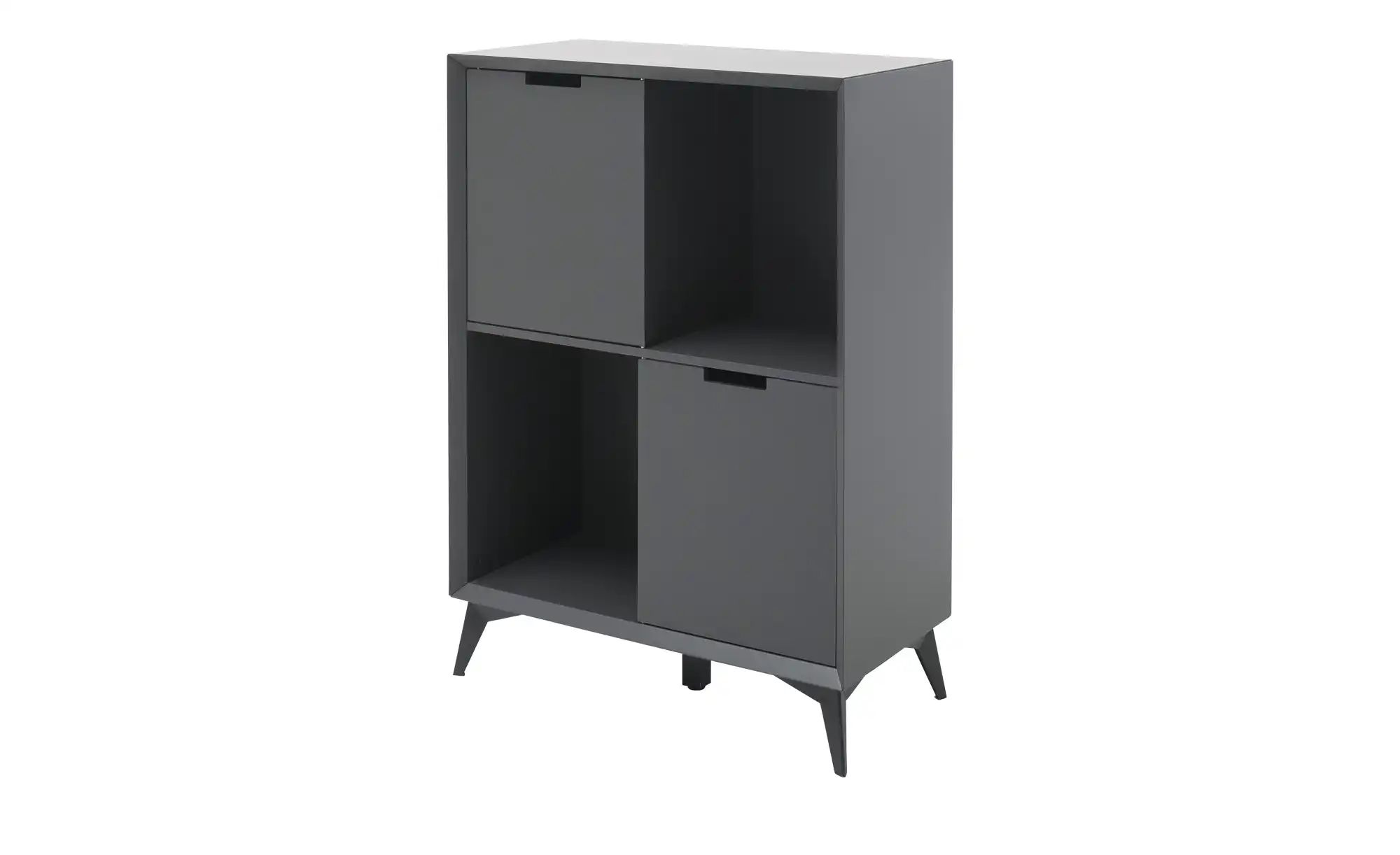 Highboard  Netro ¦ grau ¦ Maße (cm): B: 80 H: 115 T: 40.0 Kommoden & Sidebo günstig online kaufen
