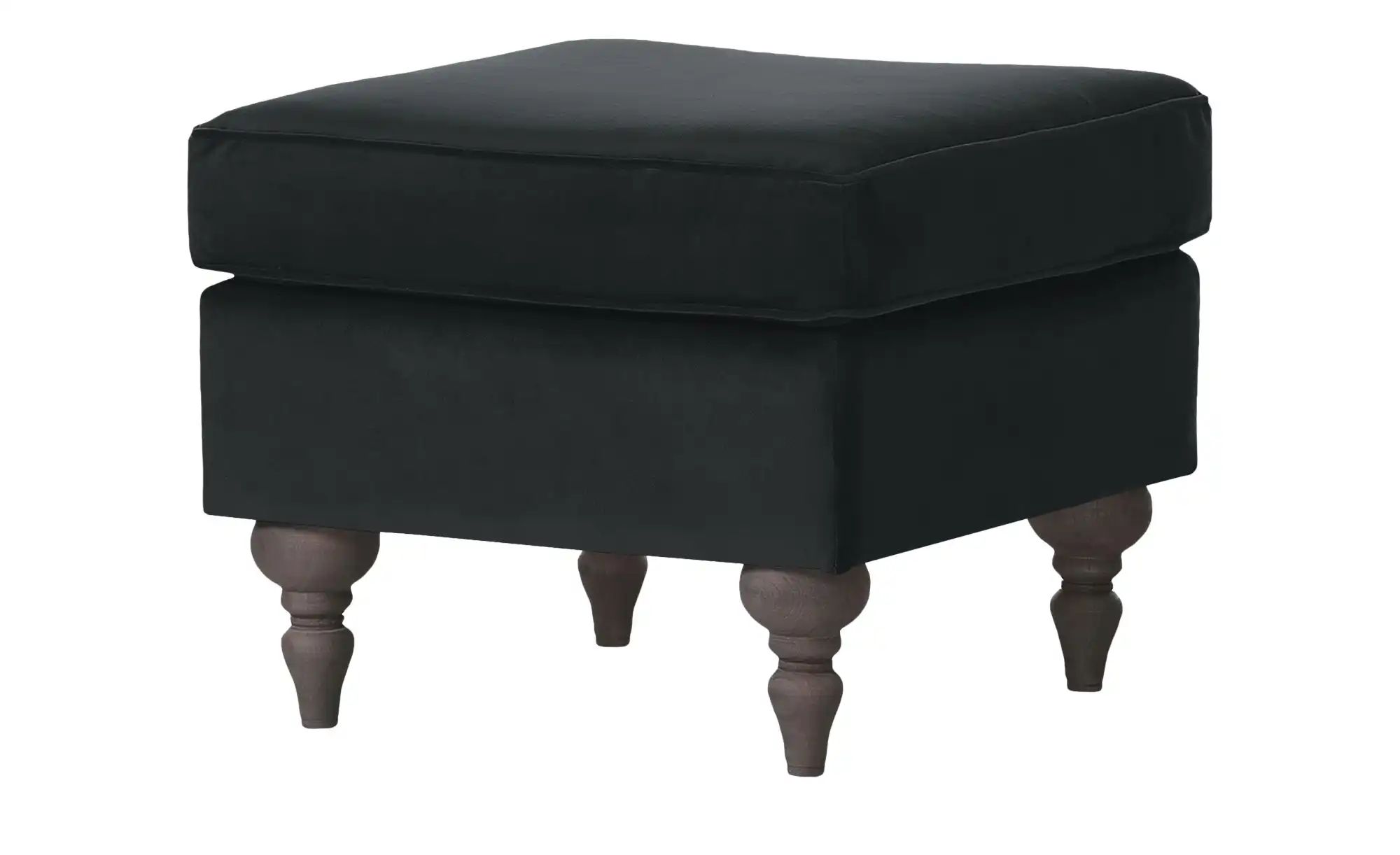 Hocker   Cozy ¦ schwarz ¦ Maße (cm): B: 55 H: 44 T: 55 Polstermöbel > Hocke günstig online kaufen