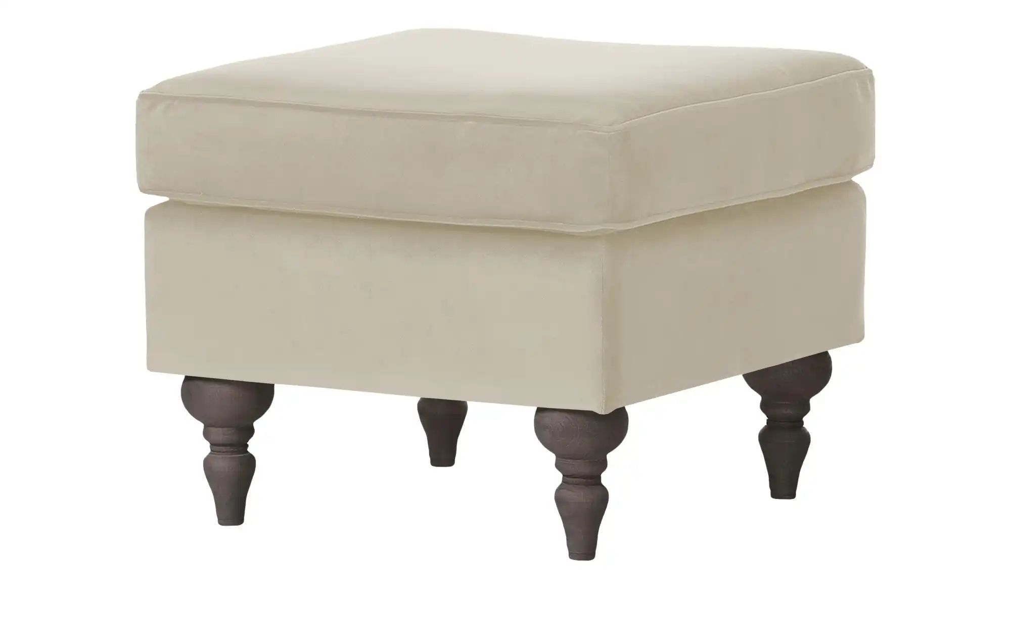 Hocker   Cozy ¦ beige ¦ Maße (cm): B: 55 H: 44 T: 55 Polstermöbel > Hocker günstig online kaufen