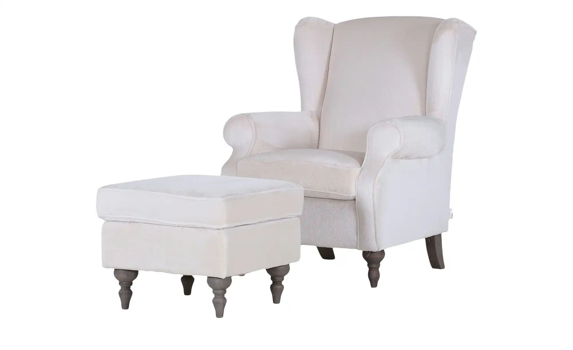 Thumbnail - Hocker Cozy ¦ weiß ¦ Maße (cm): B: 55 H: 44 T: 55.0 Polstermöbel > Hocker - Höffner