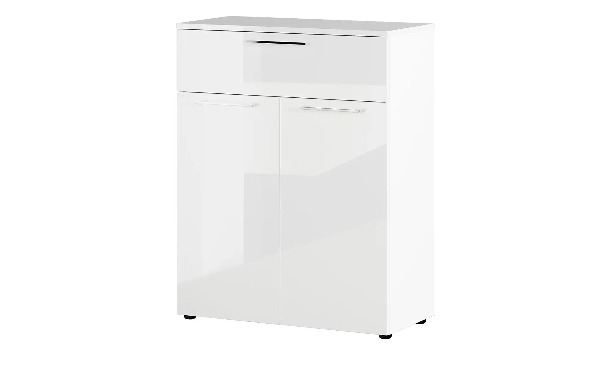 uno Sideboard  Glossy ¦ weiß ¦ Maße (cm): B: 83 H: 107 T: 40 Kommoden & Sid günstig online kaufen