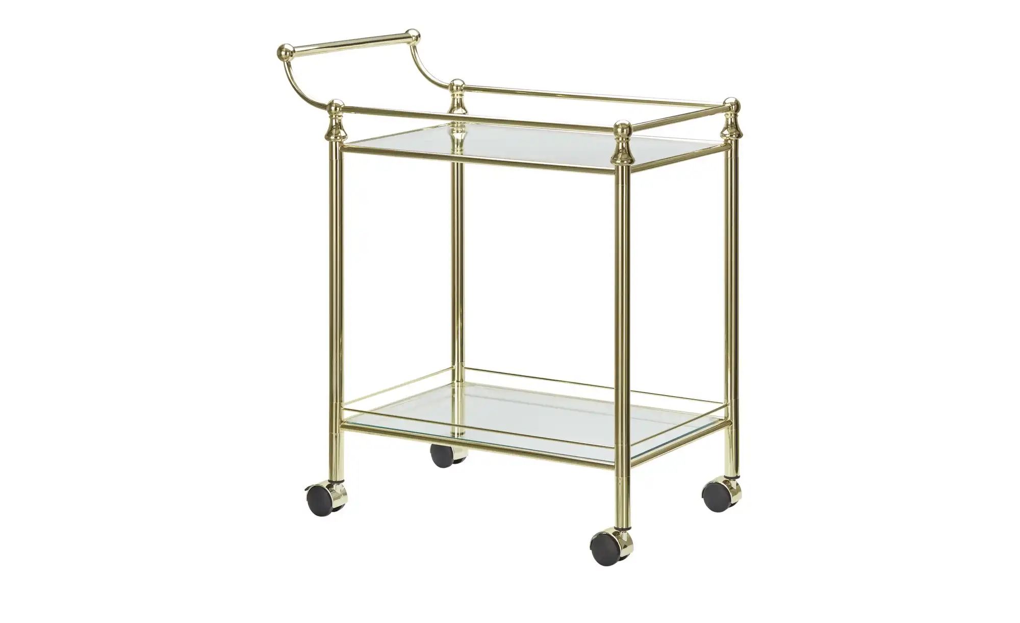 Servierwagen  Halver ¦ gold ¦ Maße (cm): B: 68 H: 78 T: 40.0 Tische > Servi günstig online kaufen