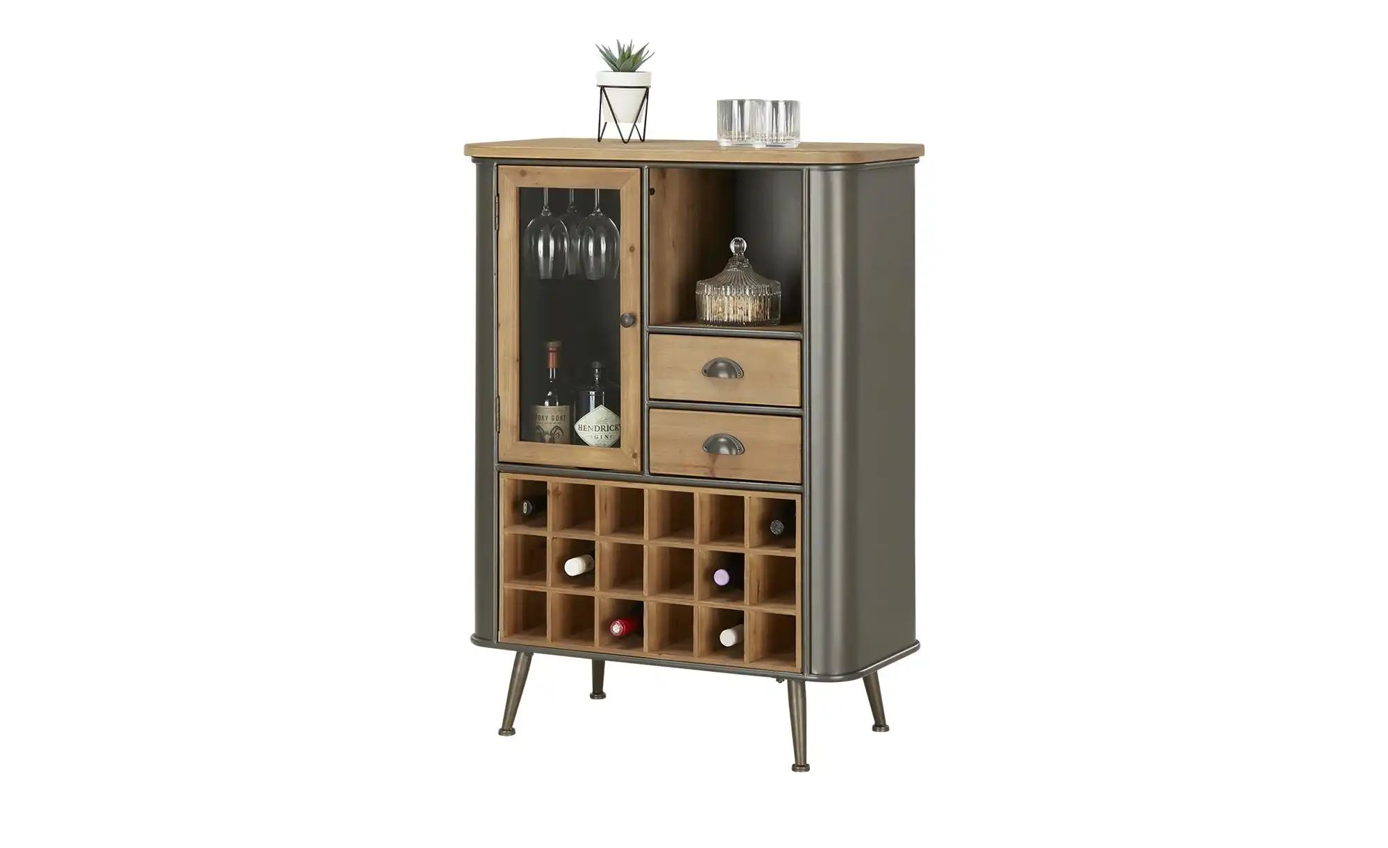 Highboard  Imola ¦ holzfarben ¦ Maße (cm): B: 80 H: 108 T: 40 Kommoden & Si günstig online kaufen