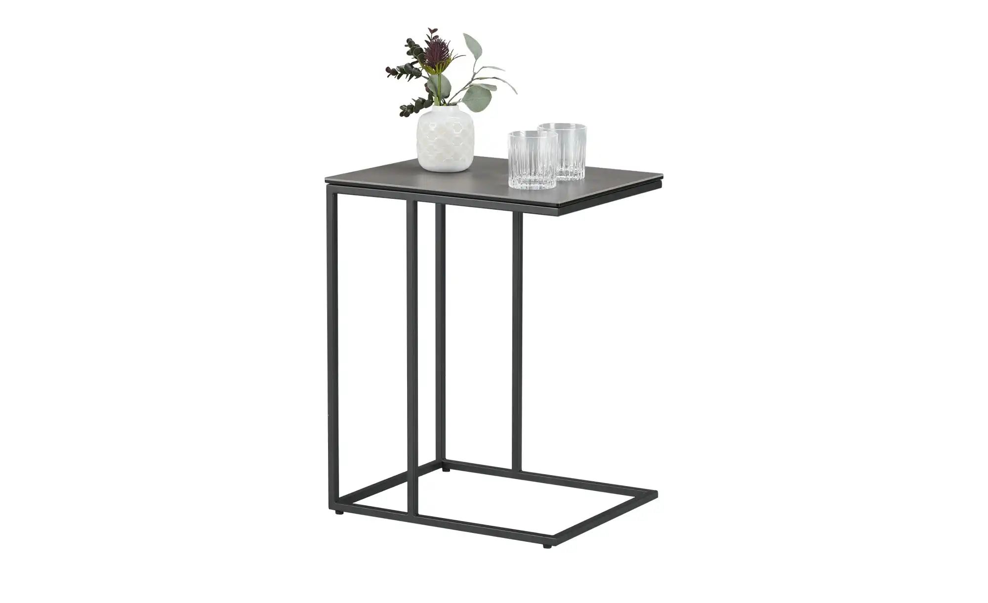 Jette Home Beistelltisch  Partner II ¦ grau ¦ Maße (cm): B: 47 H: 60 T: 38 günstig online kaufen