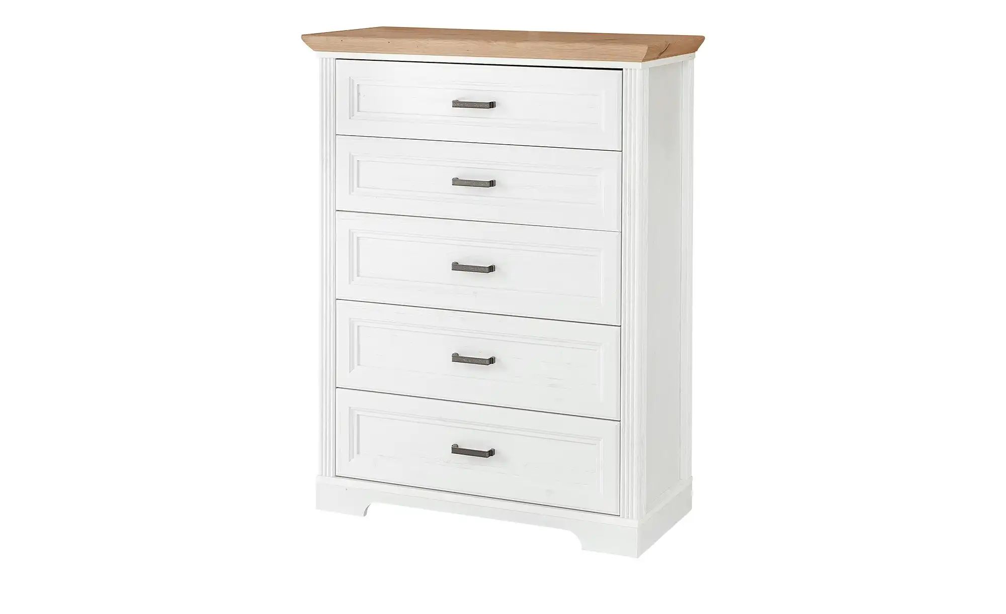 Kommode  Varese ¦ weiß ¦ Maße (cm): B: 93 H: 121 T: 41 Kommoden & Sideboard günstig online kaufen