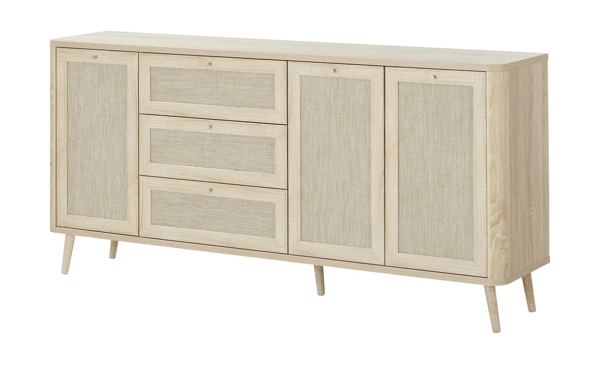 Roomers Sideboard  Rafia Premium ¦ holzfarben ¦ Maße (cm): B: 175 H: 81,6 T günstig online kaufen