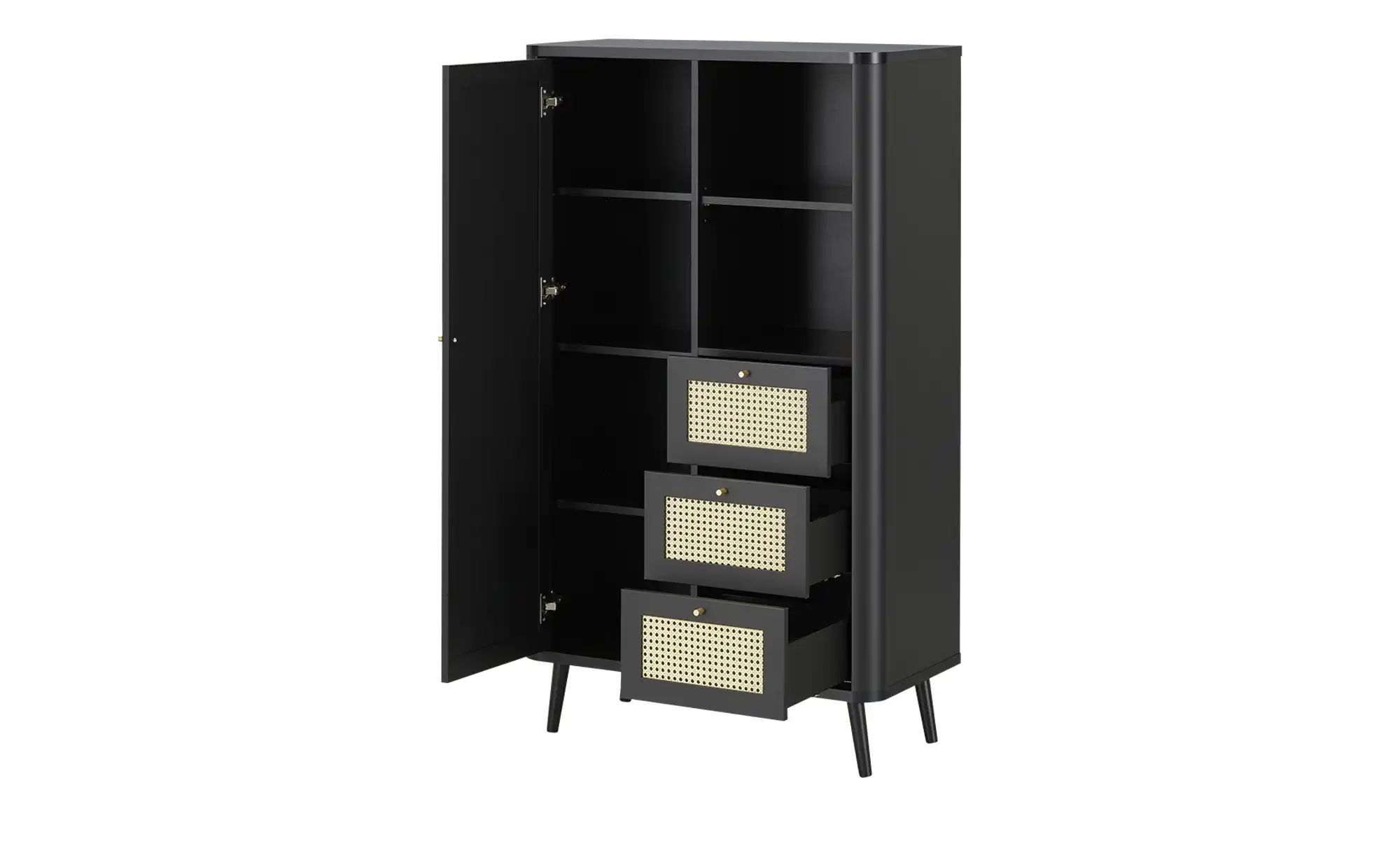 Roomers Highboard Vienna Premium ¦ schwarz Kommoden Sideboards Highboards Höffner  - Onlineshop Möbel Höffner