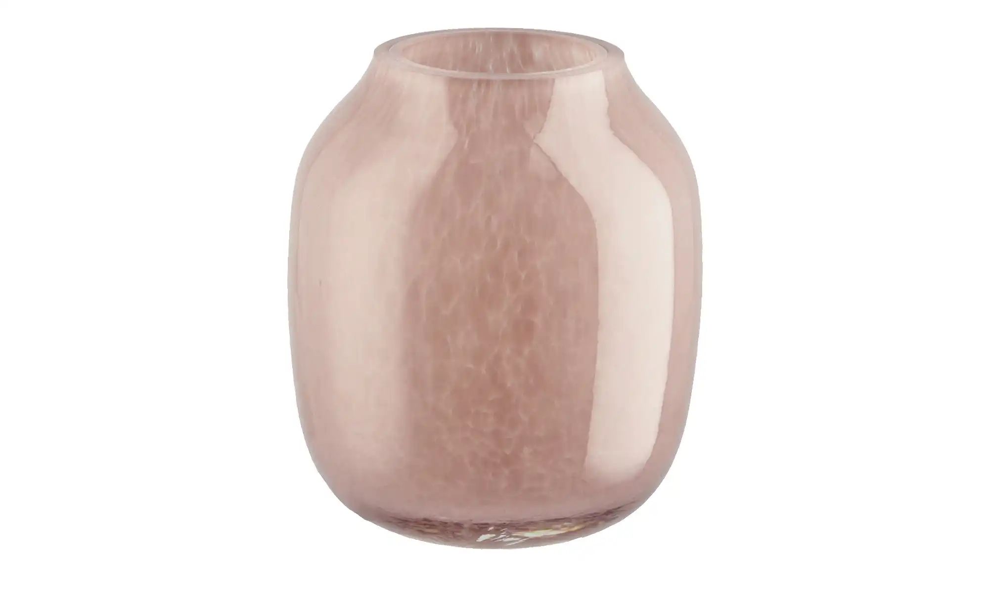 Vase   ¦ rosa/pink ¦ Glas ¦ Maße (cm): H: 11,5  Ø: 10 Accessoires > Vasen - günstig online kaufen