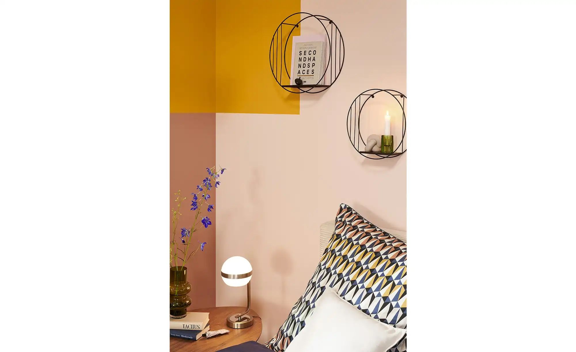 Thumbnail - Wandregal  2er Set   ¦ schwarz ¦ Maße (cm): T: 12.0  Ø: 40 Regale > Standregale - Höffner