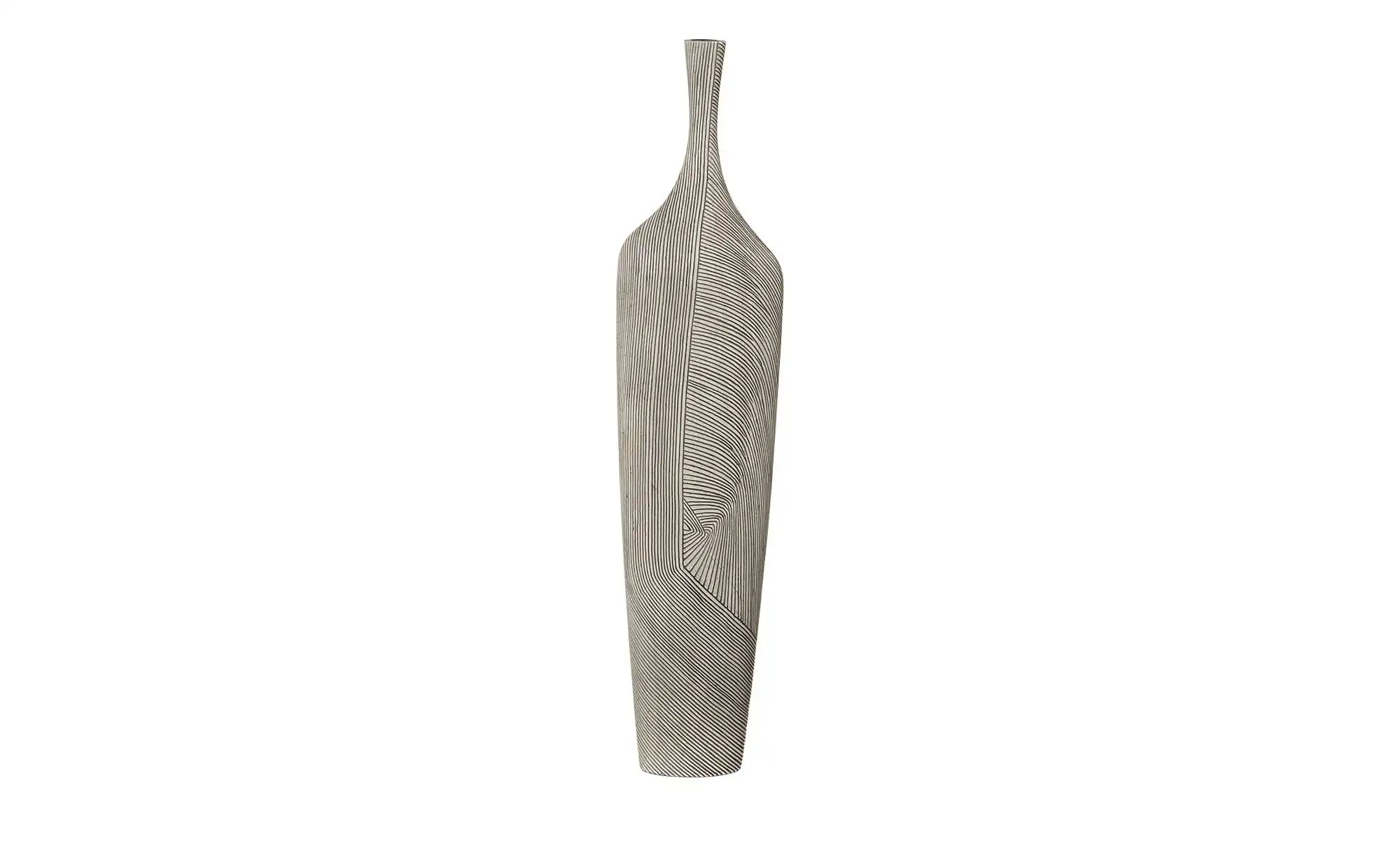 Deko Vase ¦ grau ¦ Polyresin (Kunstharz) ¦ Maße (cm): B: 20,5 H: 90 T: 12 A günstig online kaufen