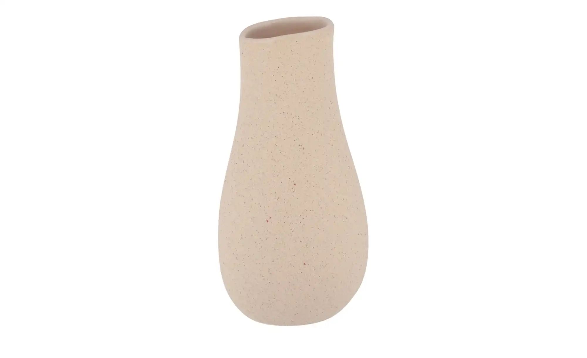 Vase ¦ beige ¦ Steinzeug ¦ Maße (cm): H: 19  Ø: 10 Accessoires > Vasen - Hö günstig online kaufen