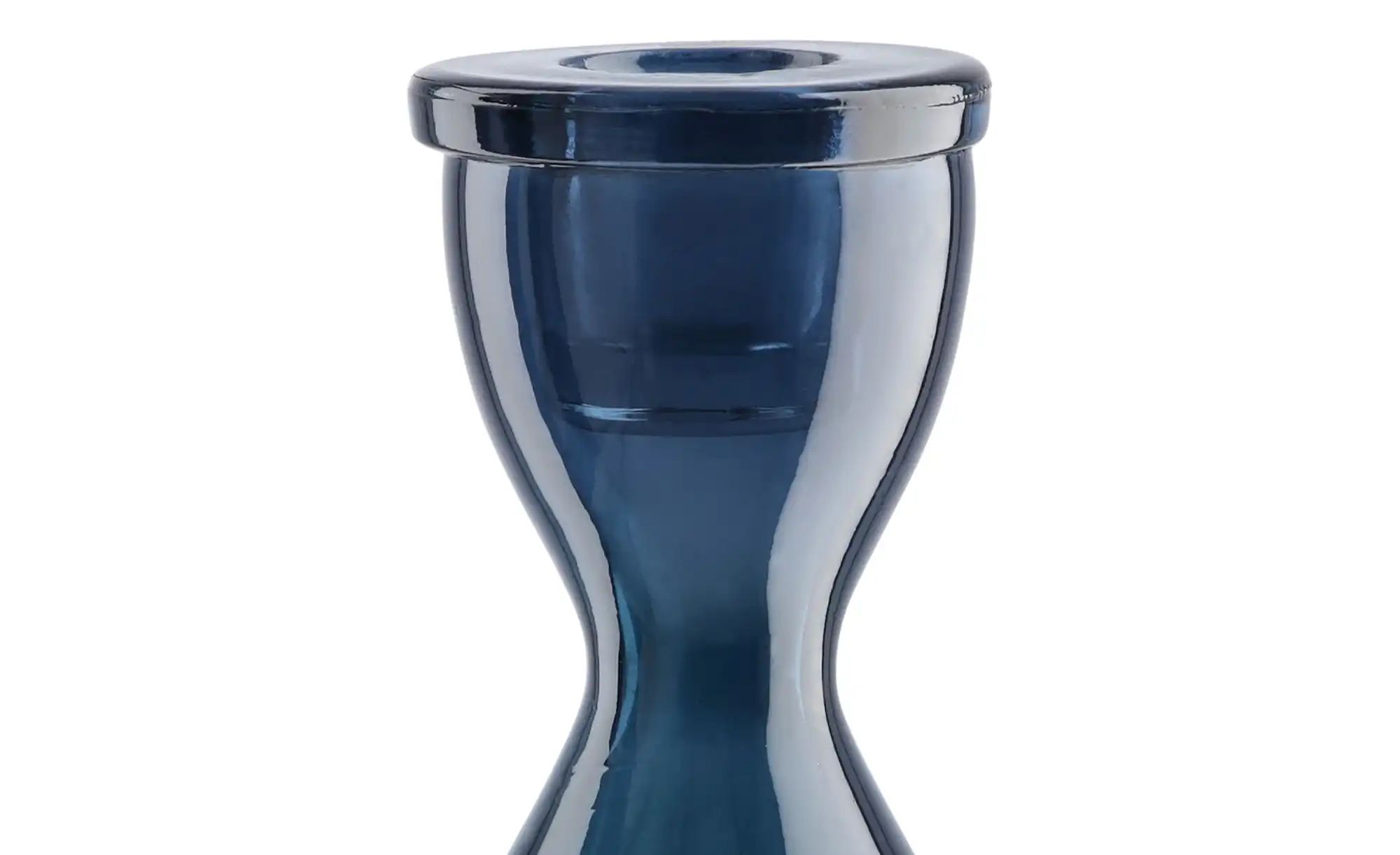 Kerzenhalter ¦ blau ¦ Glas ¦ Maße (cm): H: 38,5  Ø: 11.5 Accessoires > Kerz günstig online kaufen