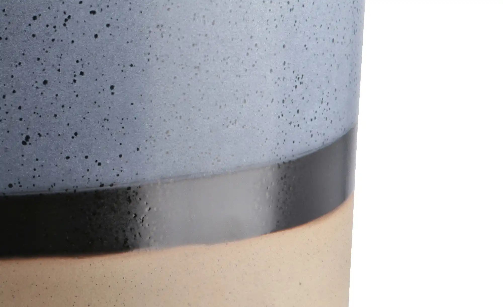 Übertopf   ¦ blau ¦ Steingut ¦ Maße (cm): H: 19,3  Ø: 22 Accessoires > Deko günstig online kaufen