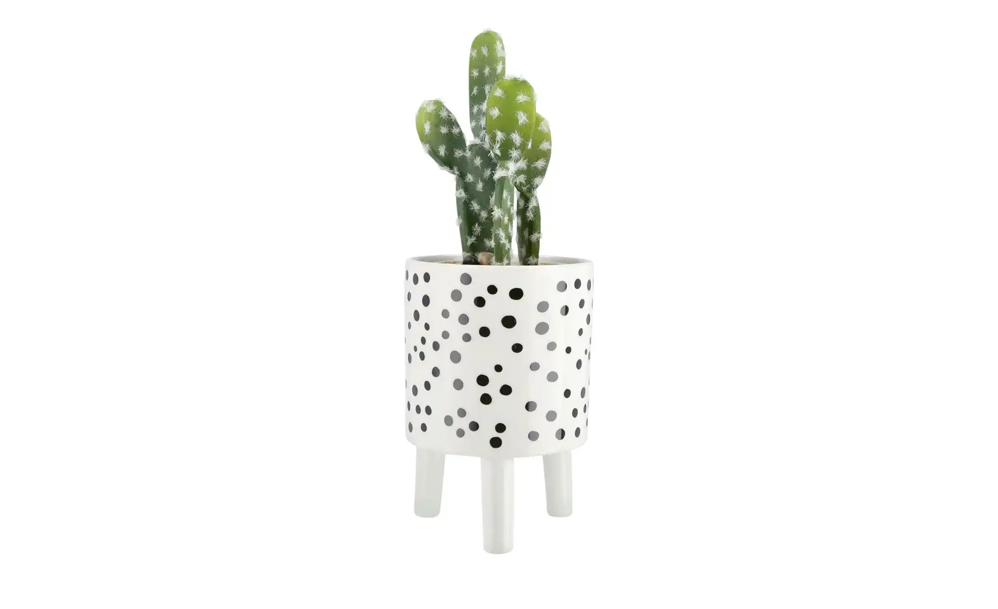 Thumbnail - Übertopf ¦ weiß ¦ Dolomite ¦ Maße (cm): H: 14,5 Ø: 10 Accessoires > Dekoartikel - Höffner