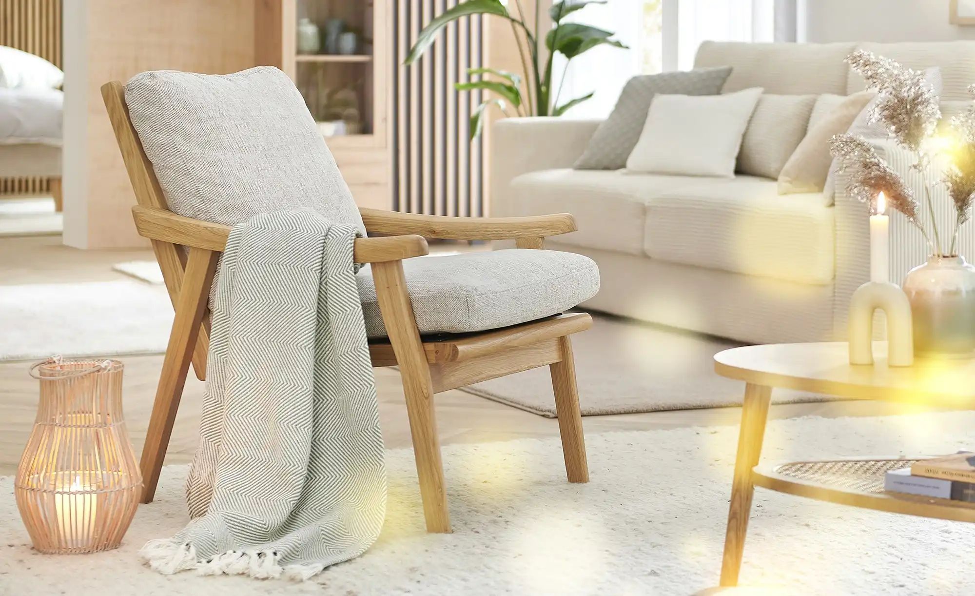 Thumbnail - Vase   ¦ grau ¦ Steingut ¦ Maße (cm): H: 15,5  Ø: 13 Accessoires > Vasen - Höffner