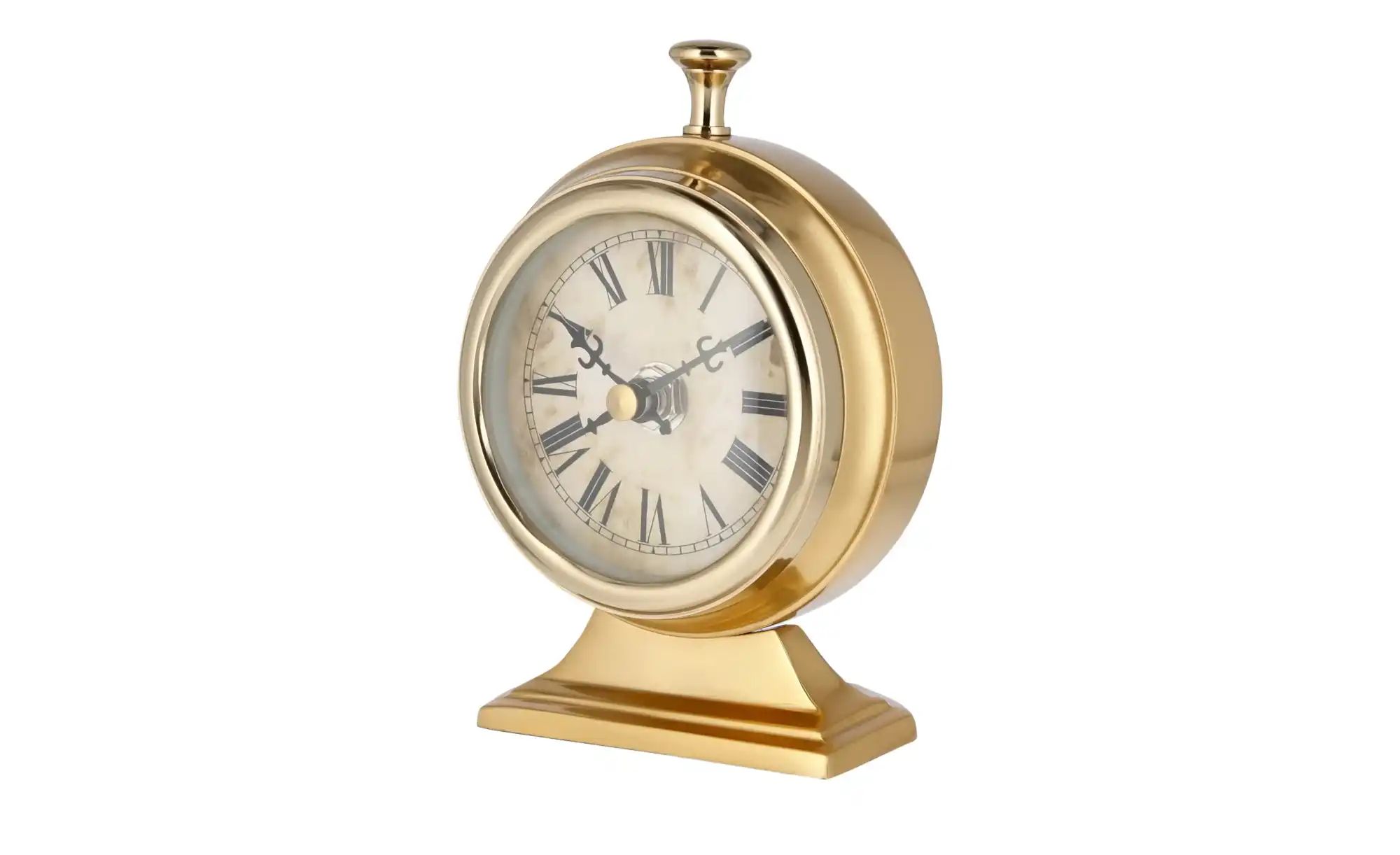 Tischuhr   ¦ gold ¦ Metall ¦ Maße (cm): B: 10 H: 14 T: 5.0 Accessoires > Uh günstig online kaufen