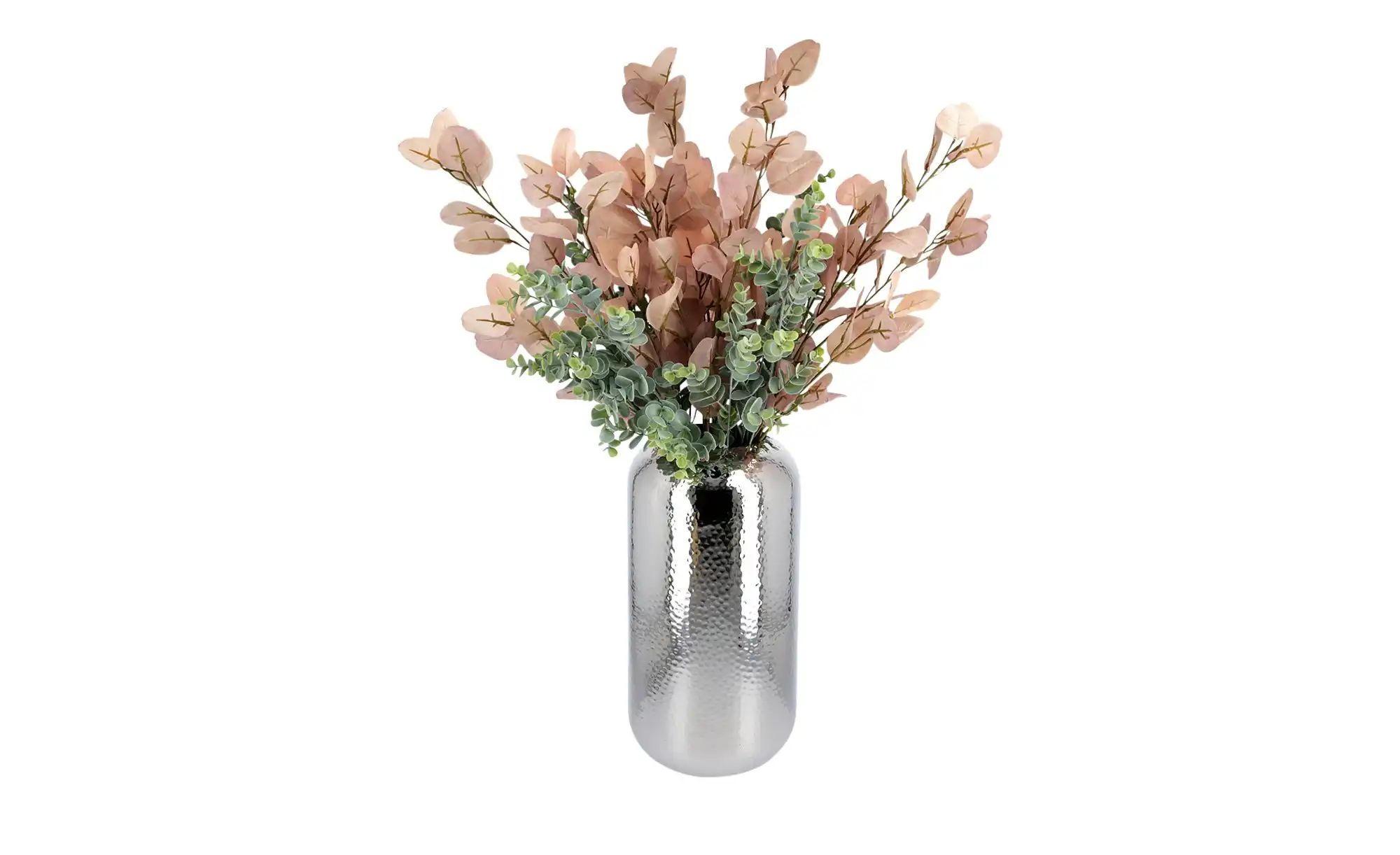 Vase ¦ silber ¦ Stahl ¦ Maße (cm): H: 40  Ø: 20 Accessoires > Vasen - Höffn günstig online kaufen