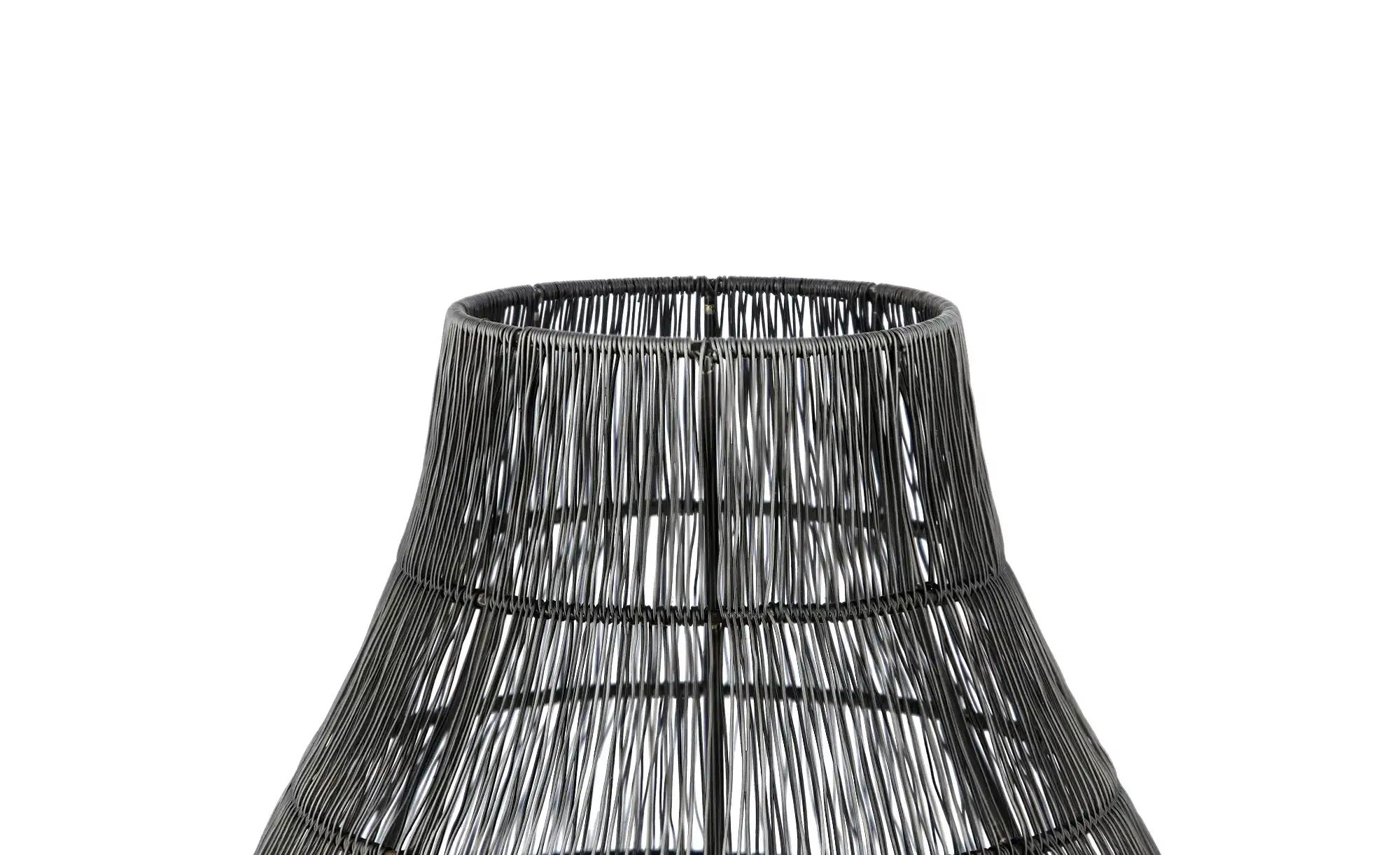 Windlicht   ¦ schwarz ¦ Eisen,Zink ¦ Maße (cm): H: 32,5  Ø: 24 Accessoires günstig online kaufen