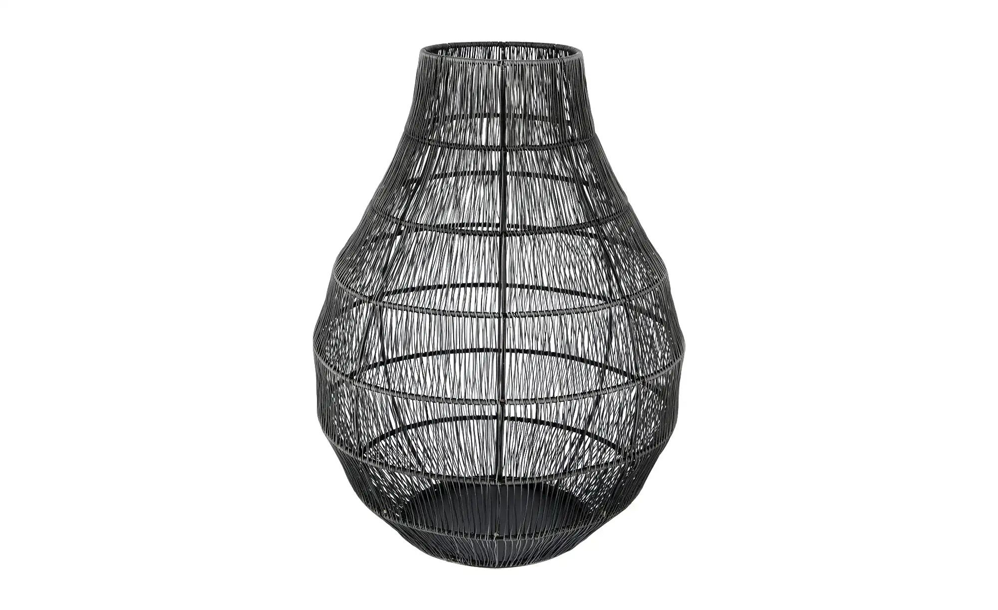Windlicht   ¦ schwarz ¦ Eisen,Zink ¦ Maße (cm): H: 32,5  Ø: 24 Accessoires günstig online kaufen