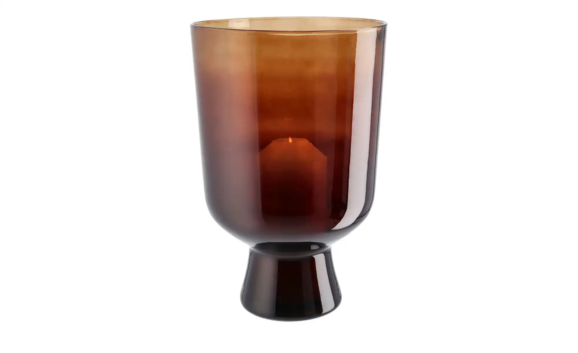 Jette Home Vase und Windlicht   ¦ braun ¦ Glas ¦ Maße (cm): H: 41  Ø: 26 Ac günstig online kaufen