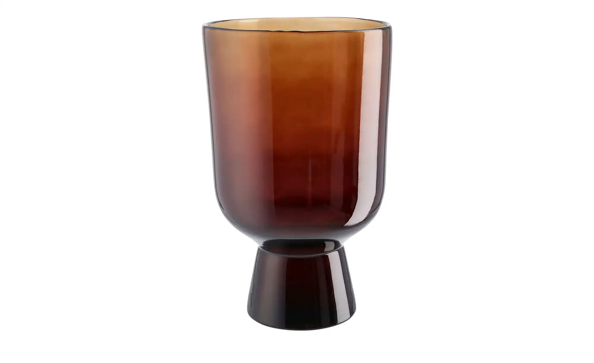 Jette Home Vase und Windlicht ¦ braun ¦ Glas ¦ Maße (cm): H: 32,5  Ø: 20 Ac günstig online kaufen