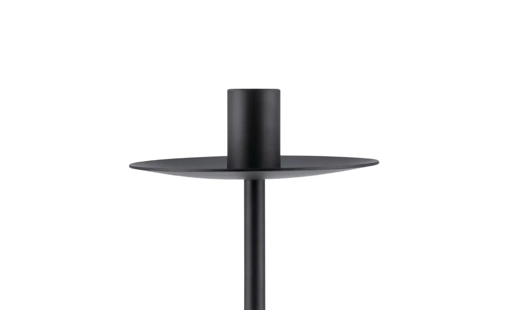 Kerzenhalter  Basico ¦ schwarz ¦ Metall ¦ Maße (cm): H: 60  Ø: 13 Accessoir günstig online kaufen