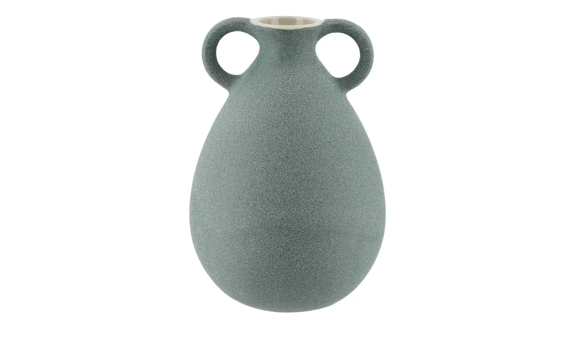 Vase ¦ blau ¦ Steingut ¦ Maße (cm): H: 18,5  Ø: 13 Accessoires > Vasen - Hö günstig online kaufen