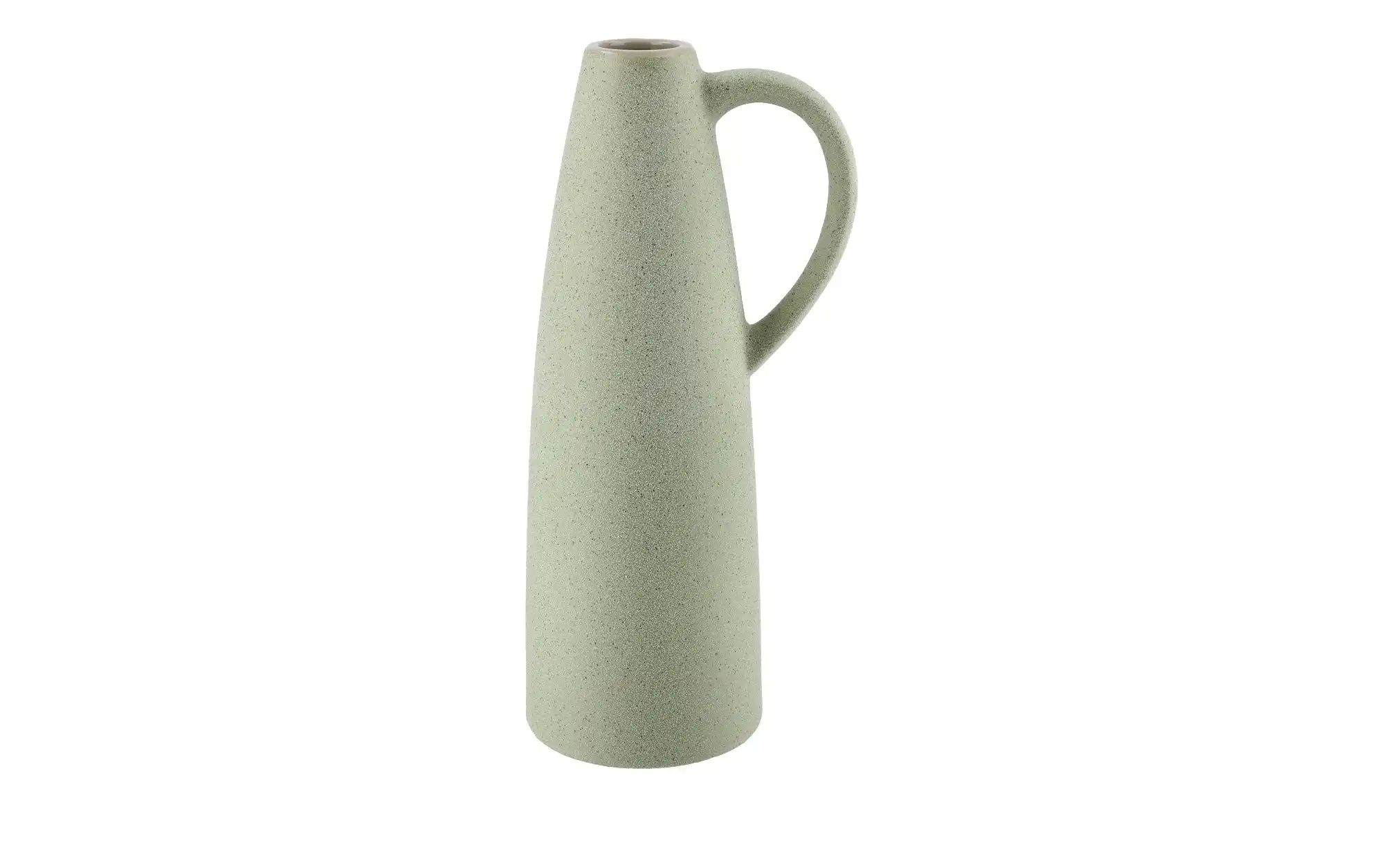 Vase ¦ grün ¦ Steingut ¦ Maße (cm): H: 29,4  Ø: 13.7 Accessoires > Vasen - günstig online kaufen