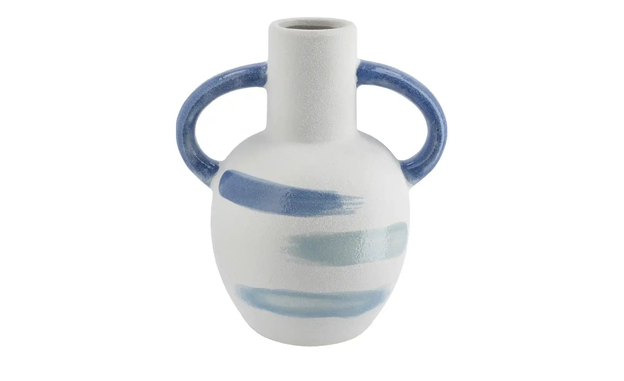 Vase ¦ blau ¦ Steingut ¦ Maße (cm): H: 15  Ø: 12.5 Accessoires > Vasen - Hö günstig online kaufen