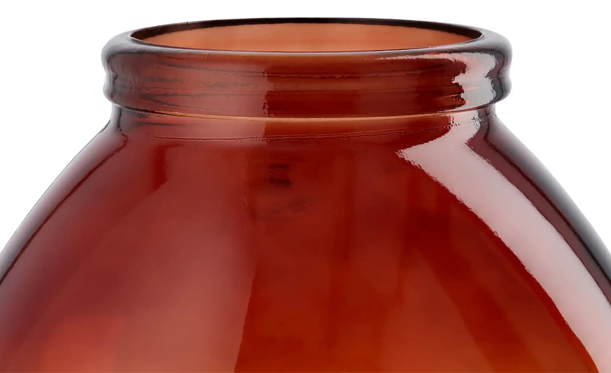 Thumbnail - Vase   ¦ braun ¦ Glas ¦ Maße (cm): H: 20  Ø: 21 Accessoires > Vasen - Höffner