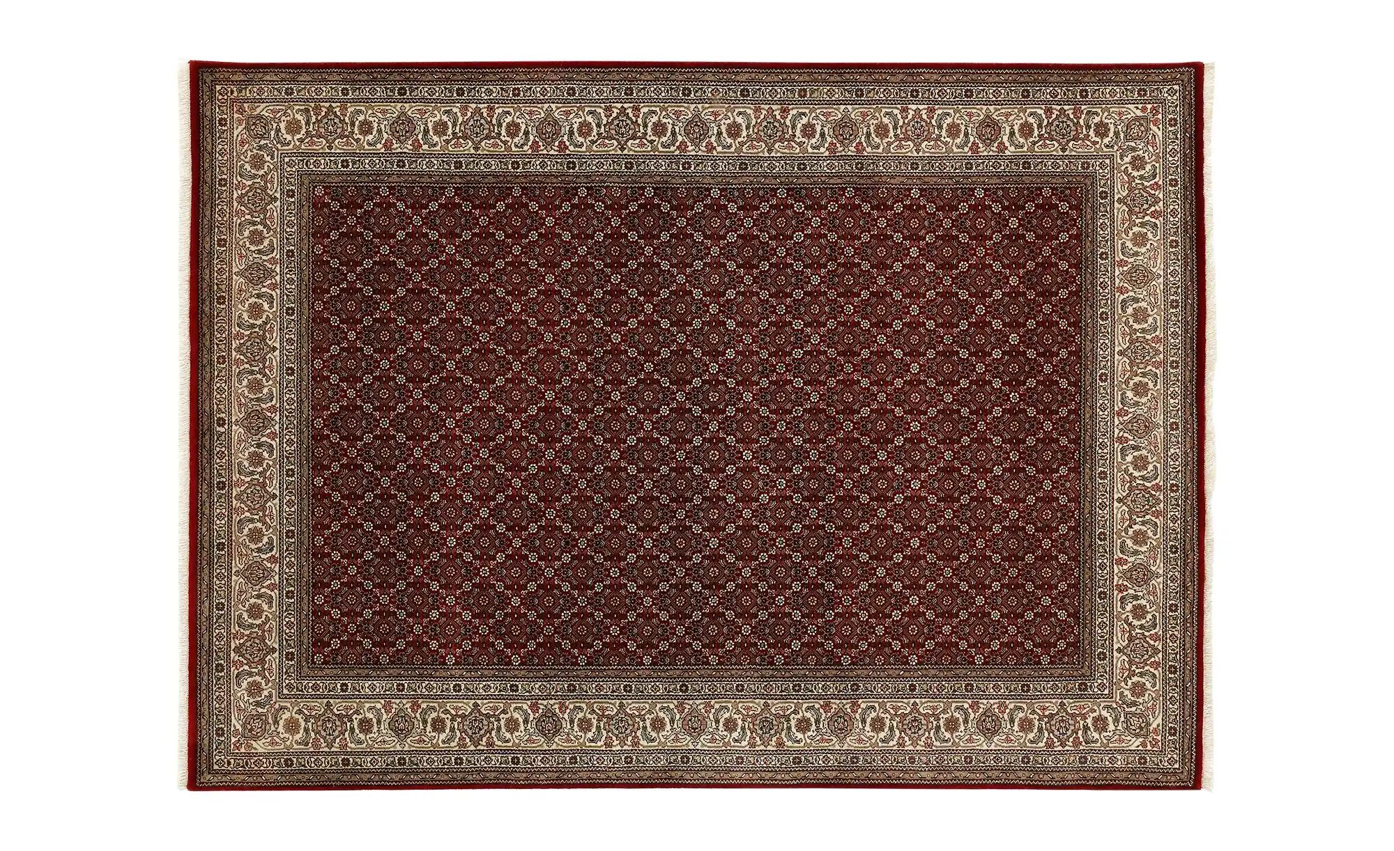 Handeknüpfter Orientteppich   Cavari Herati ¦ rot ¦ Seide, Wolle Teppiche > Wohnteppiche > Orientteppiche - Höffner