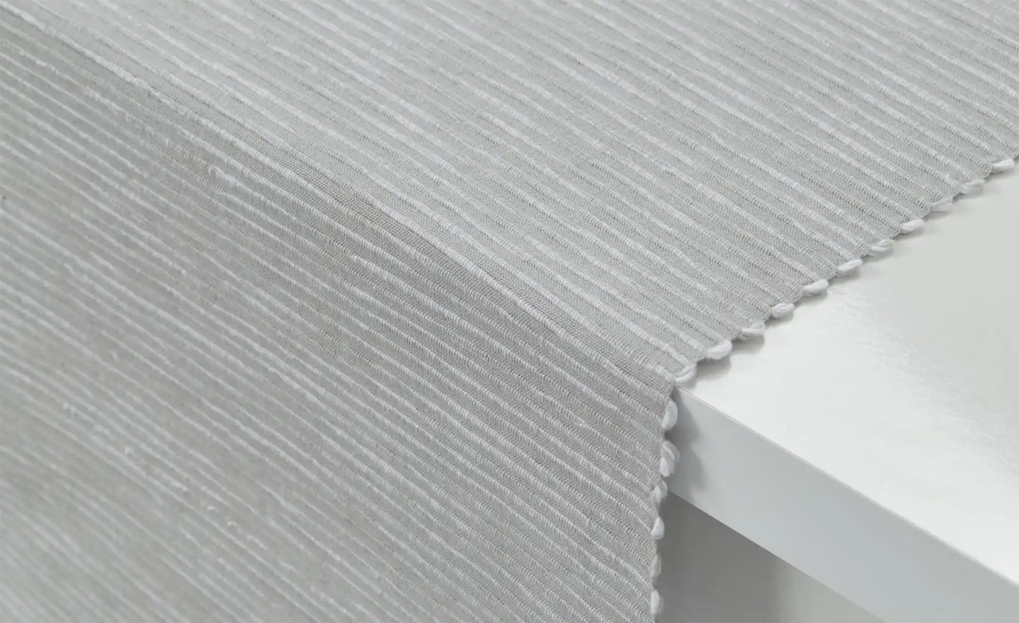 Thumbnail - HOME STORY Tischläufer  Greta ¦ silber ¦ 100% Baumwolle ¦ Maße (cm): B: 40 Tischwäsche & Küchentextilien > Tischläufer -...