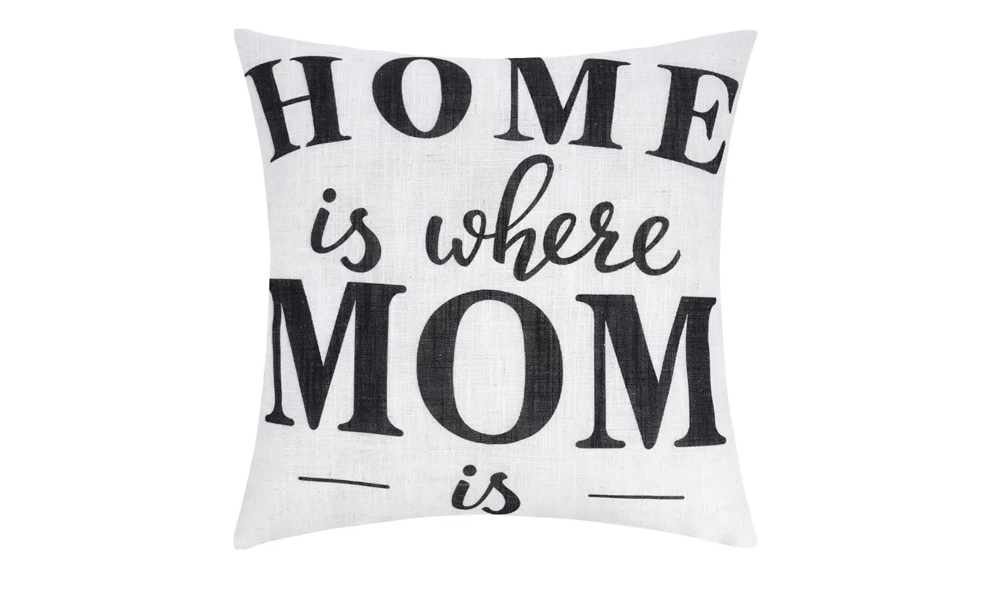 LAVIDA Kissen Home is where Mom is ¦ weiß ¦ Maße (cm): B: 45 Heimtextilien > Dekokissen & Decken > Kissen - Höffner
