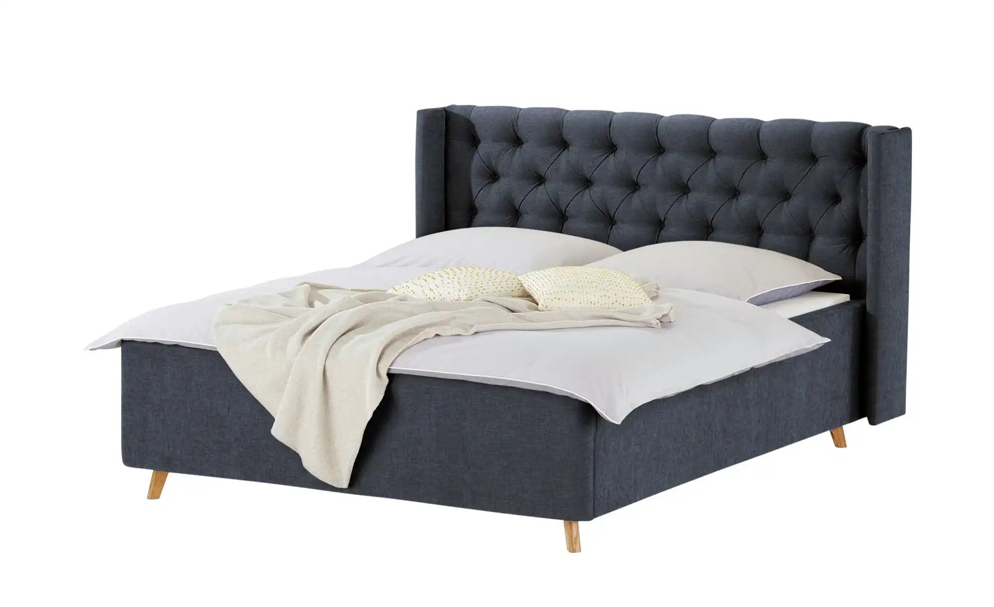 meinBett Polsterbettgestell  Eyra ¦ blau ¦ Maße (cm): B: 168 H: 104 Betten günstig online kaufen