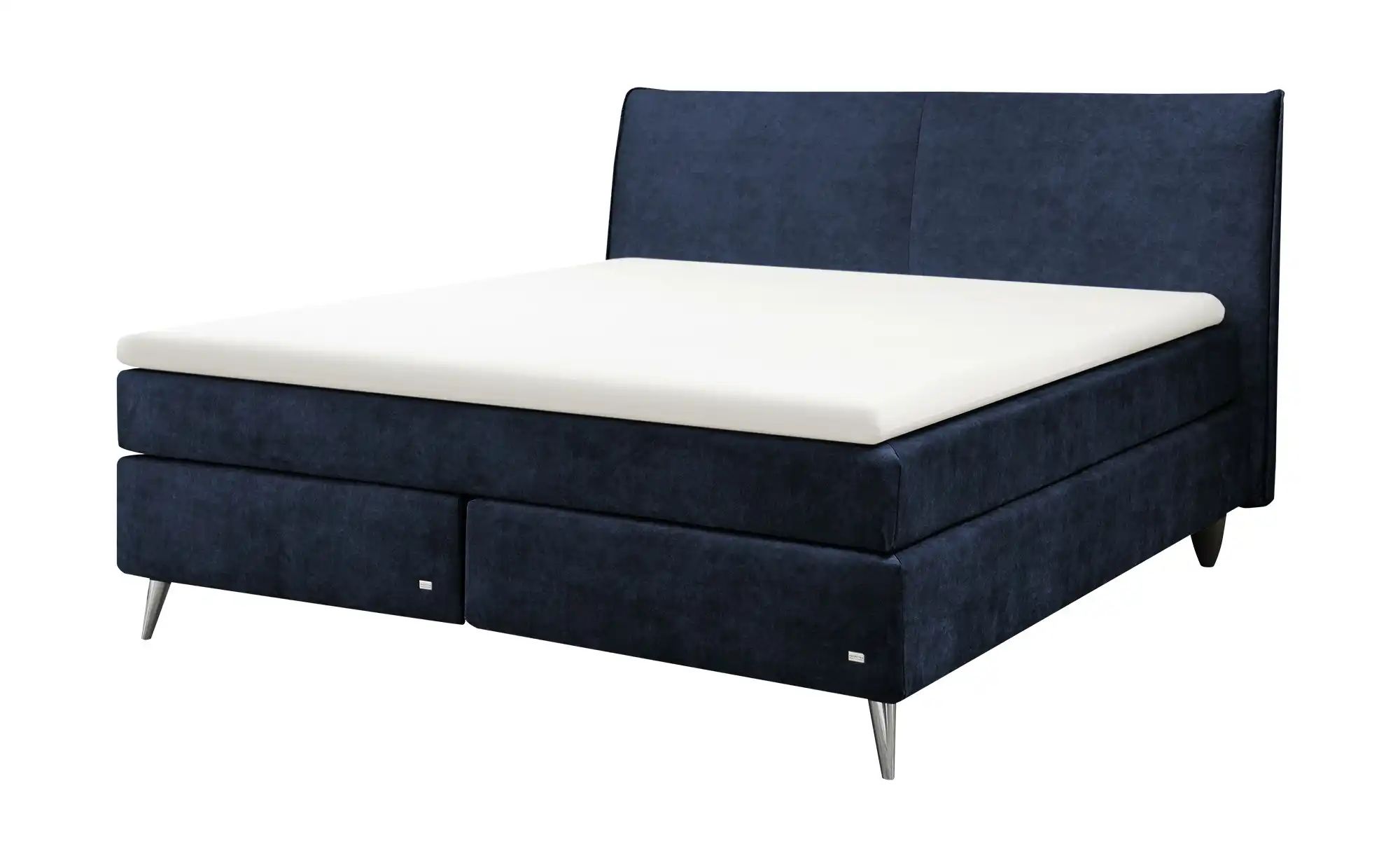 RUF Boxspringbett  Aurelia ¦ blau ¦ Maße (cm): B: 190 H: 114 Betten > Boxsp günstig online kaufen