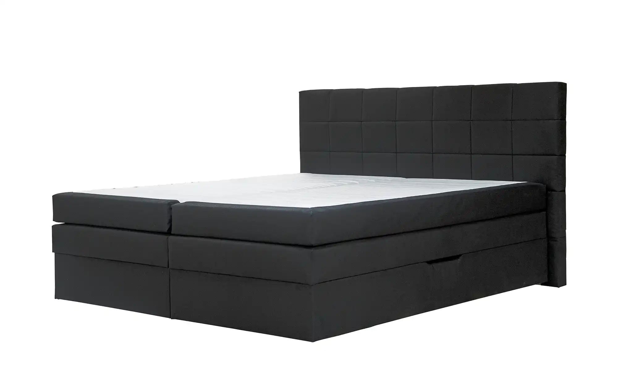 Boxspringbett  Vito ¦ schwarz ¦ Maße (cm): B: 193 H: 117 Betten > Boxspring günstig online kaufen