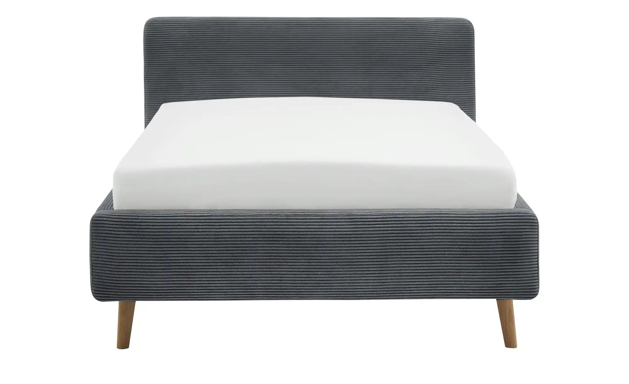 Thumbnail - Polsterbett in Cord Mattis ¦ grau ¦ Maße (cm): B: 161 H: 105 Betten > Komfortbetten - Höffner