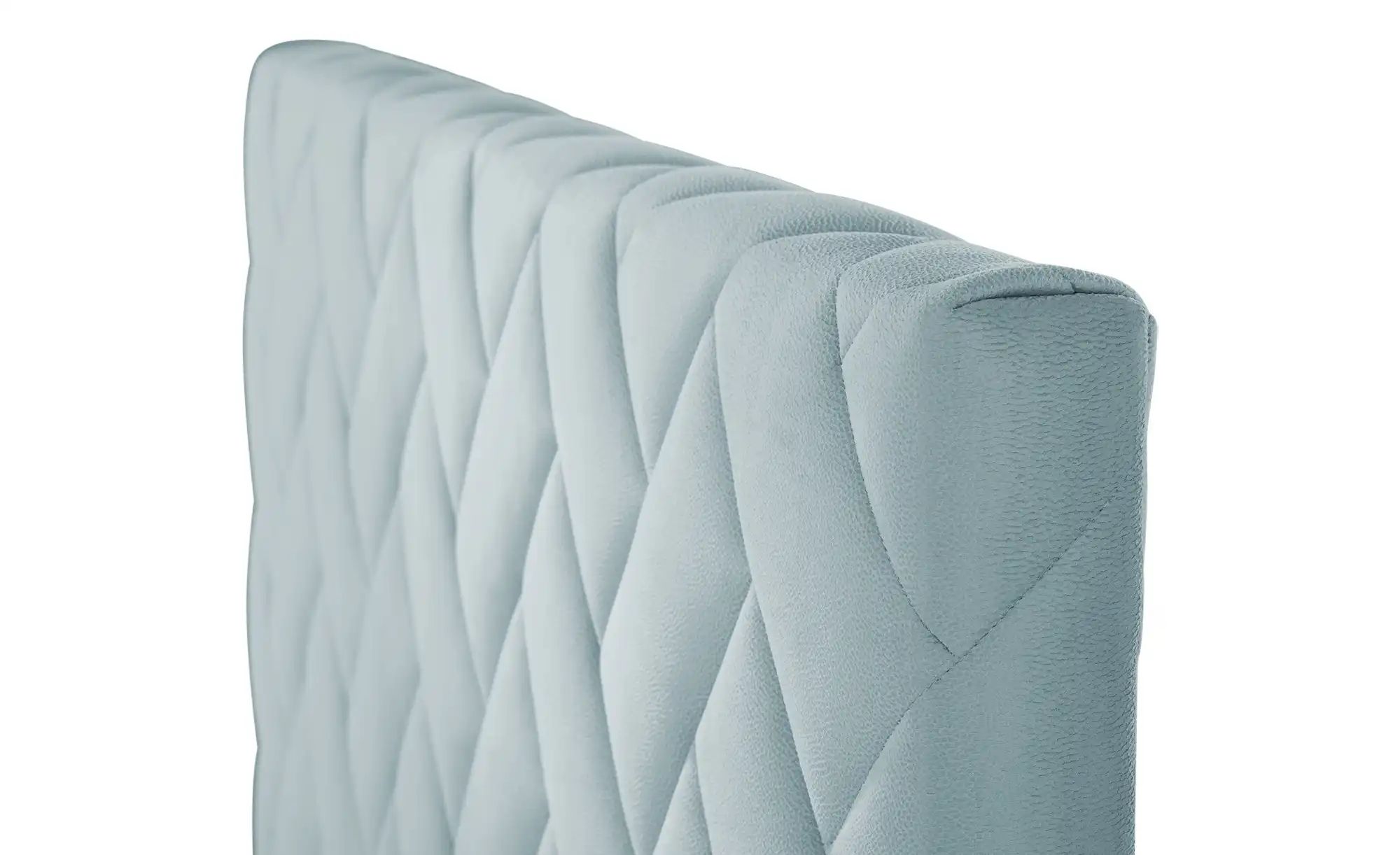 Boxspringbett  Weave ¦ blau ¦ Maße (cm): B: 200 H: 122 Betten > Boxspringbe günstig online kaufen