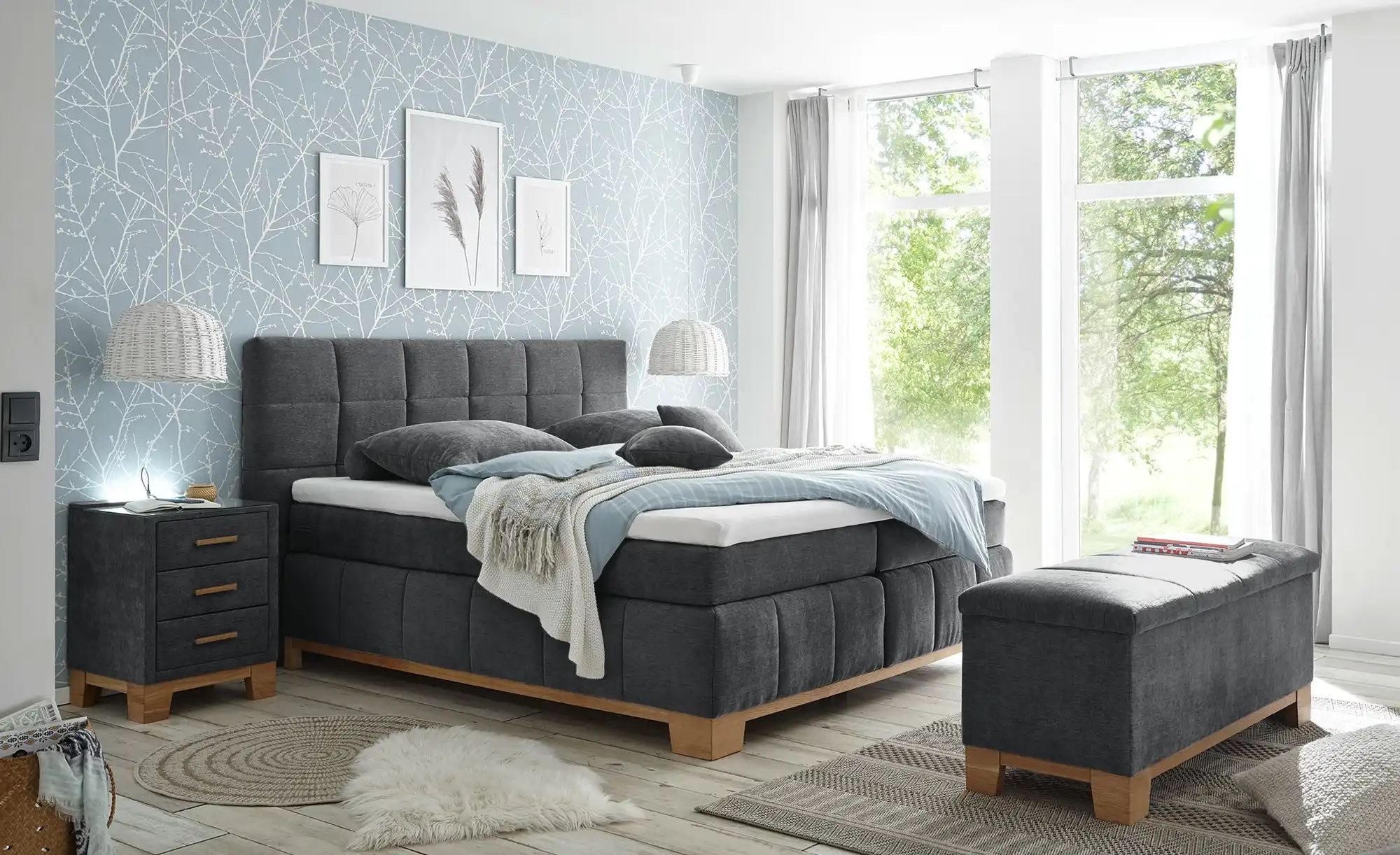 Boxspringbett Bent 180x200 cm - Einrichtungsbeispiel