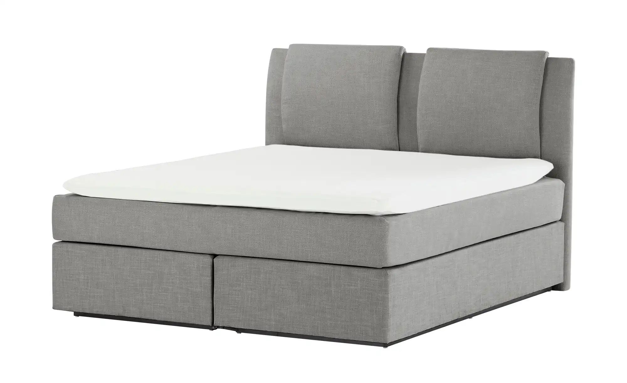 Wohnwert Boxspringbett  Dormian Saman ¦ grau ¦ Maße (cm): B: 200 H: 127 Bet günstig online kaufen