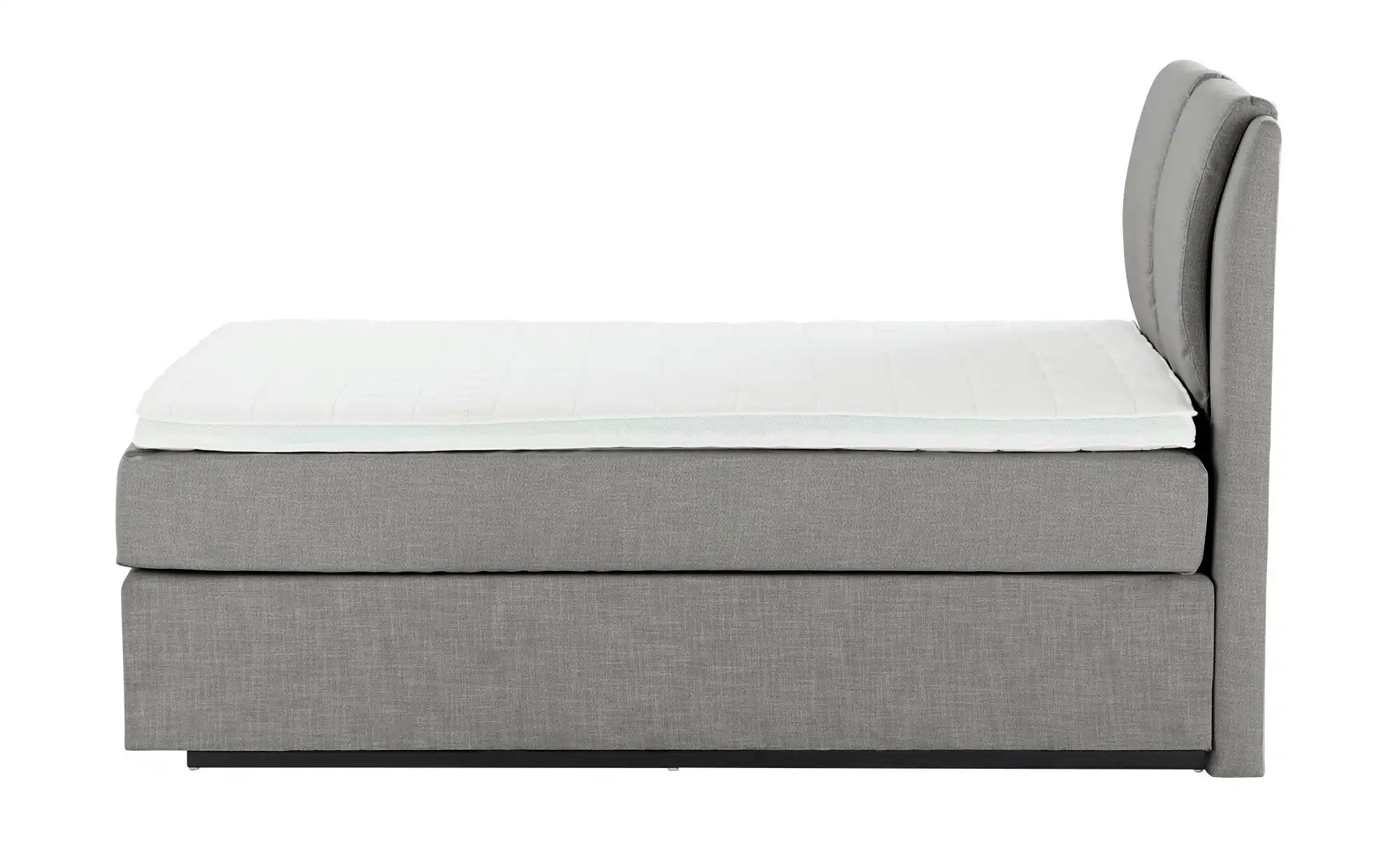 Wohnwert Boxspringbett  Dormian Saman ¦ grau ¦ Maße (cm): B: 200 H: 127 Bet günstig online kaufen