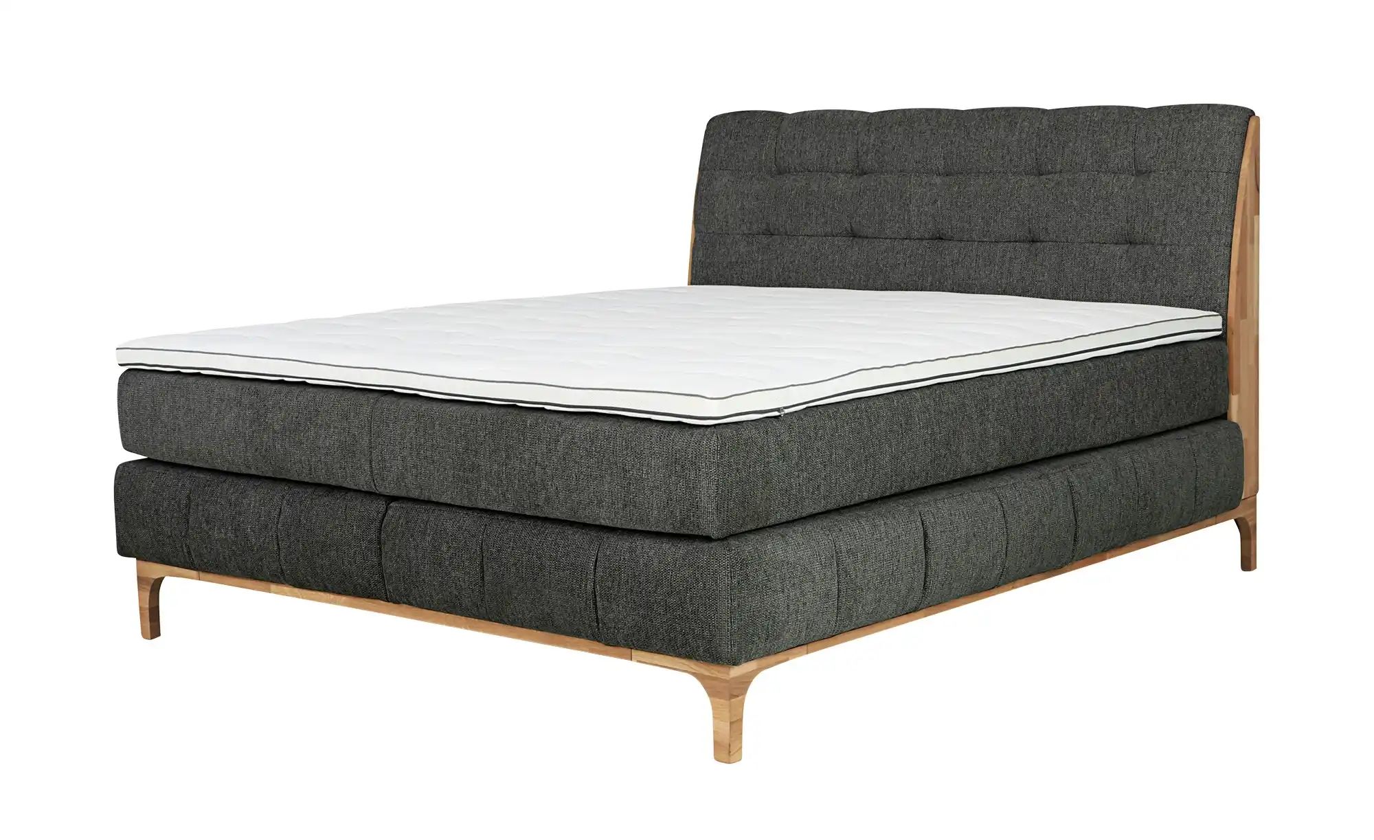 uno Boxspringbett  Kaisa ¦ grau ¦ Maße (cm): B: 161 H: 119 Betten > Komfort günstig online kaufen