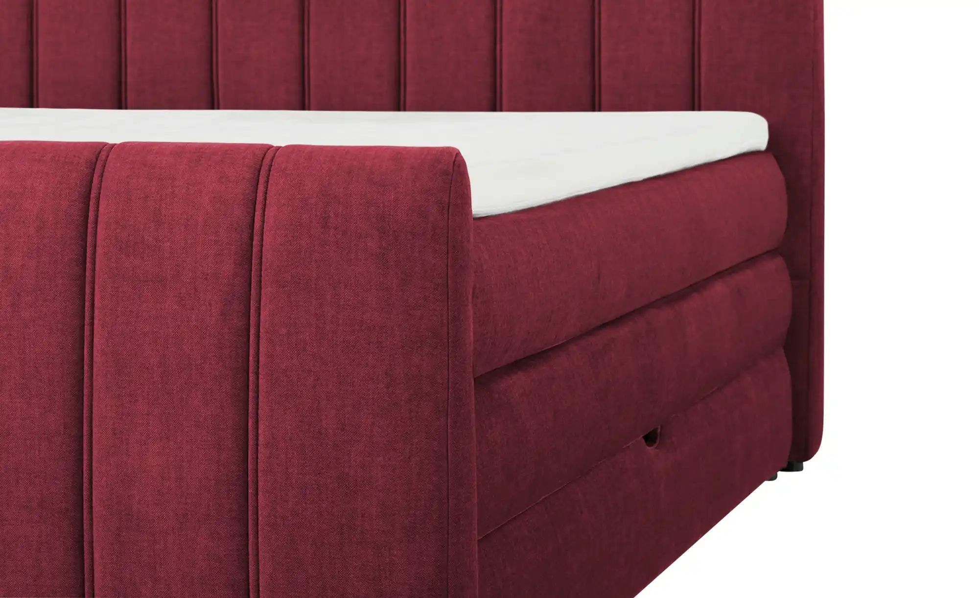 Thumbnail - switch Boxspringbett mit Bettkasten Carina ¦ rot ¦ Maße (cm): B: 191 H: 112 Betten > Boxspringbetten - Höffner