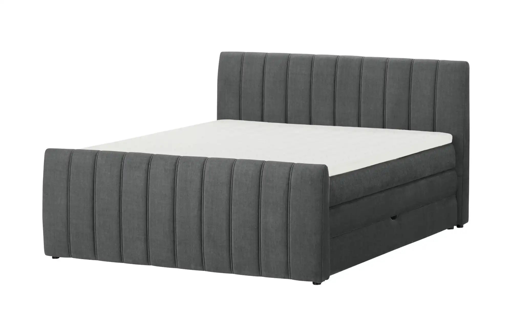 switch Boxspringbett mit Bettkasten Carina ¦ grau ¦ Maße (cm): B: 191 H: 11 günstig online kaufen