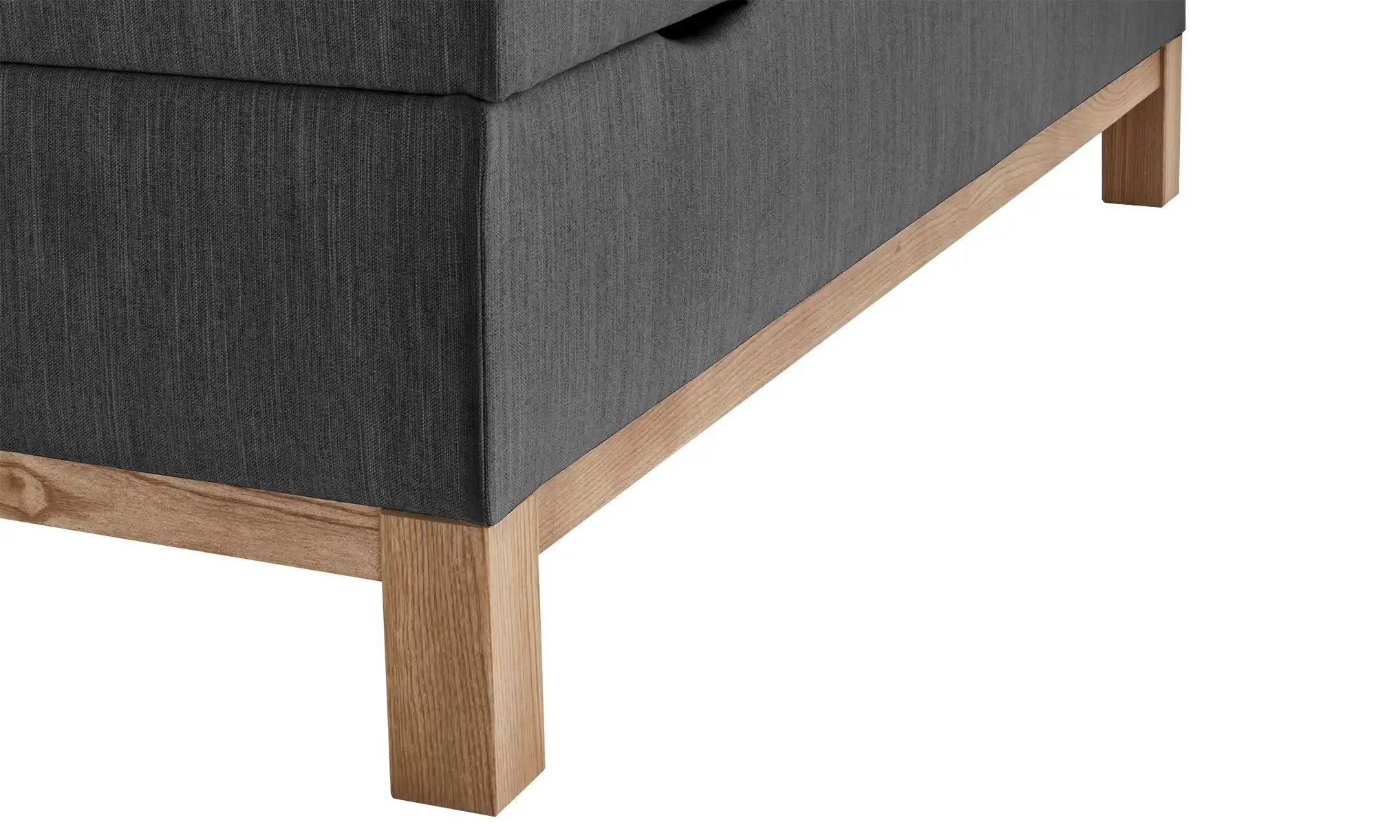 maison bleue Boxspringbett mit Bettkasten Mara ¦ grau ¦ Maße (cm): B: 142 H günstig online kaufen